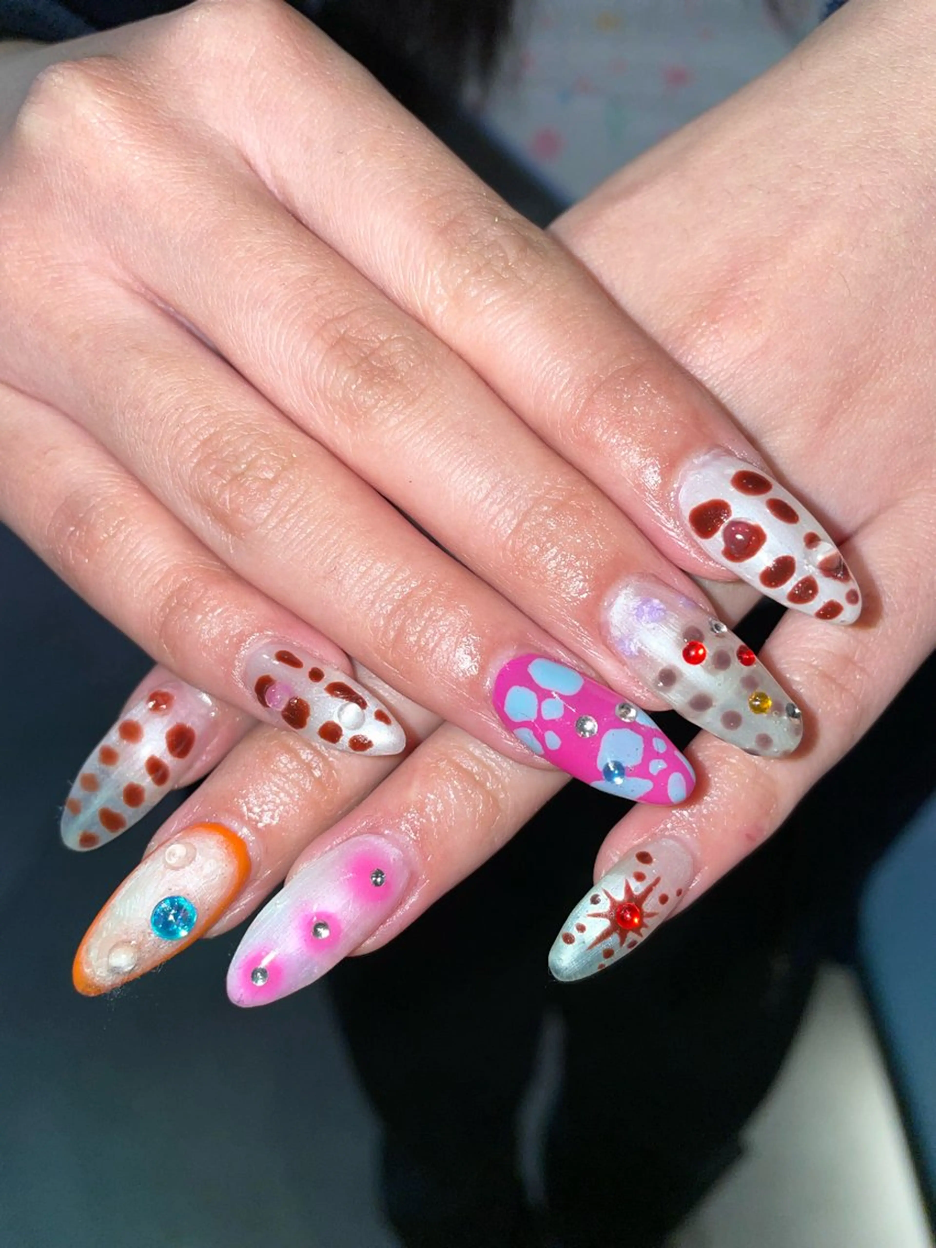 ネイル アートネイル スカルプネイル ハンドネイル hair&nail ☯️アイリ☯️のネイルデザイン