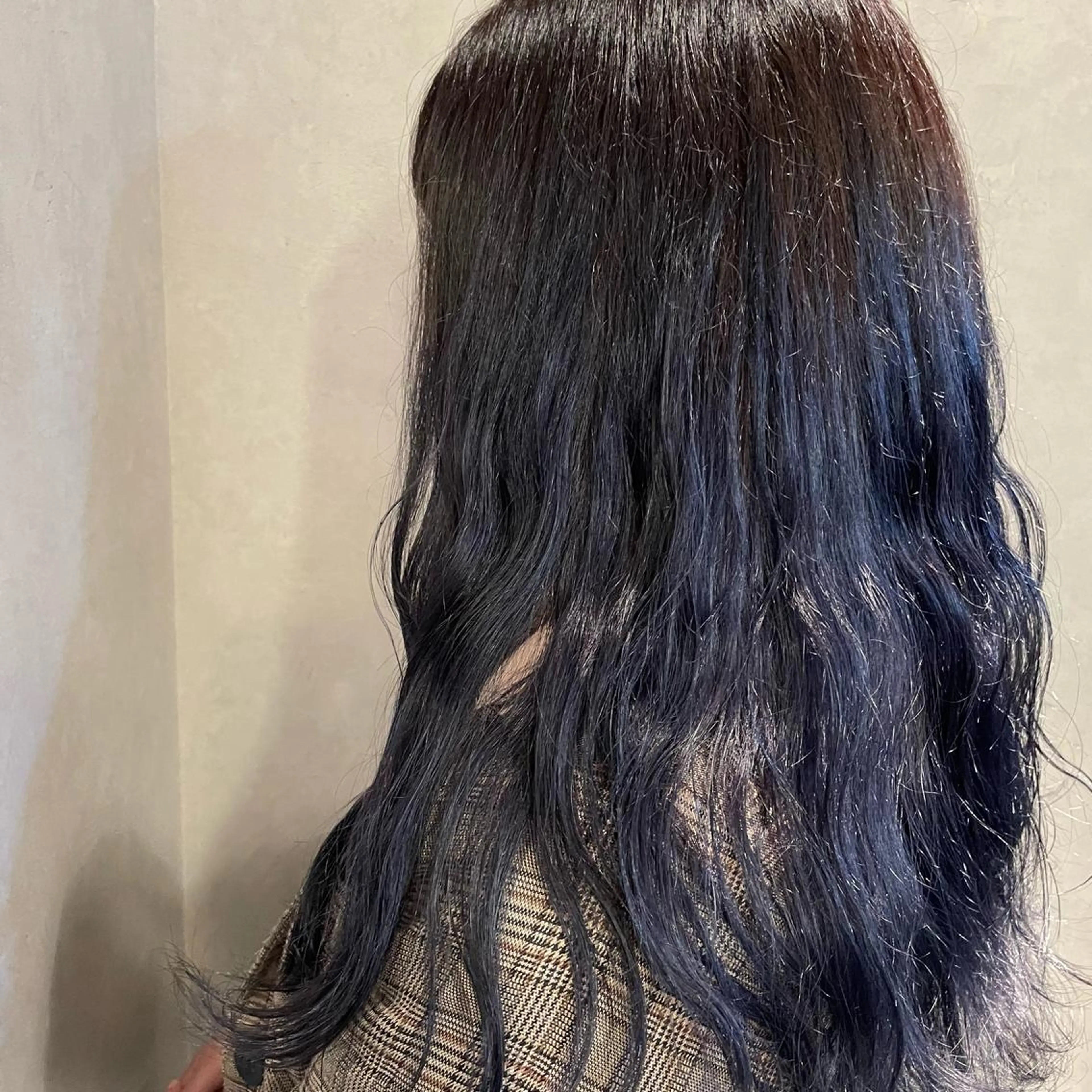 ロング カラー パープルカラー 🍮中山詩乃🍮顔 まわりデザイン◎のヘアスタイル