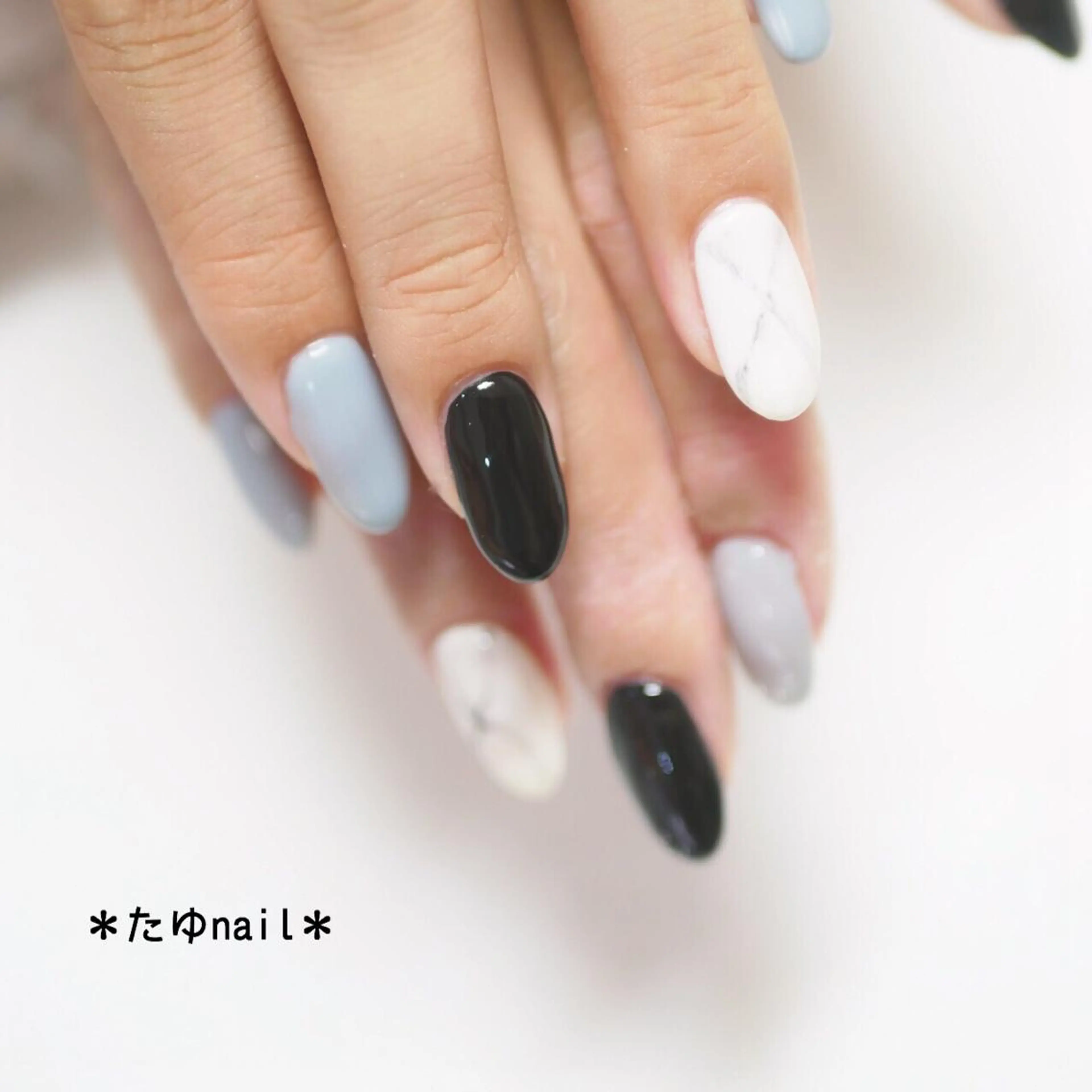 ネイル ハンドネイル ネイルサロン・ネイルスクール　たゆnail所属・ネイルサロン 【たゆnail】のネイルデザイン