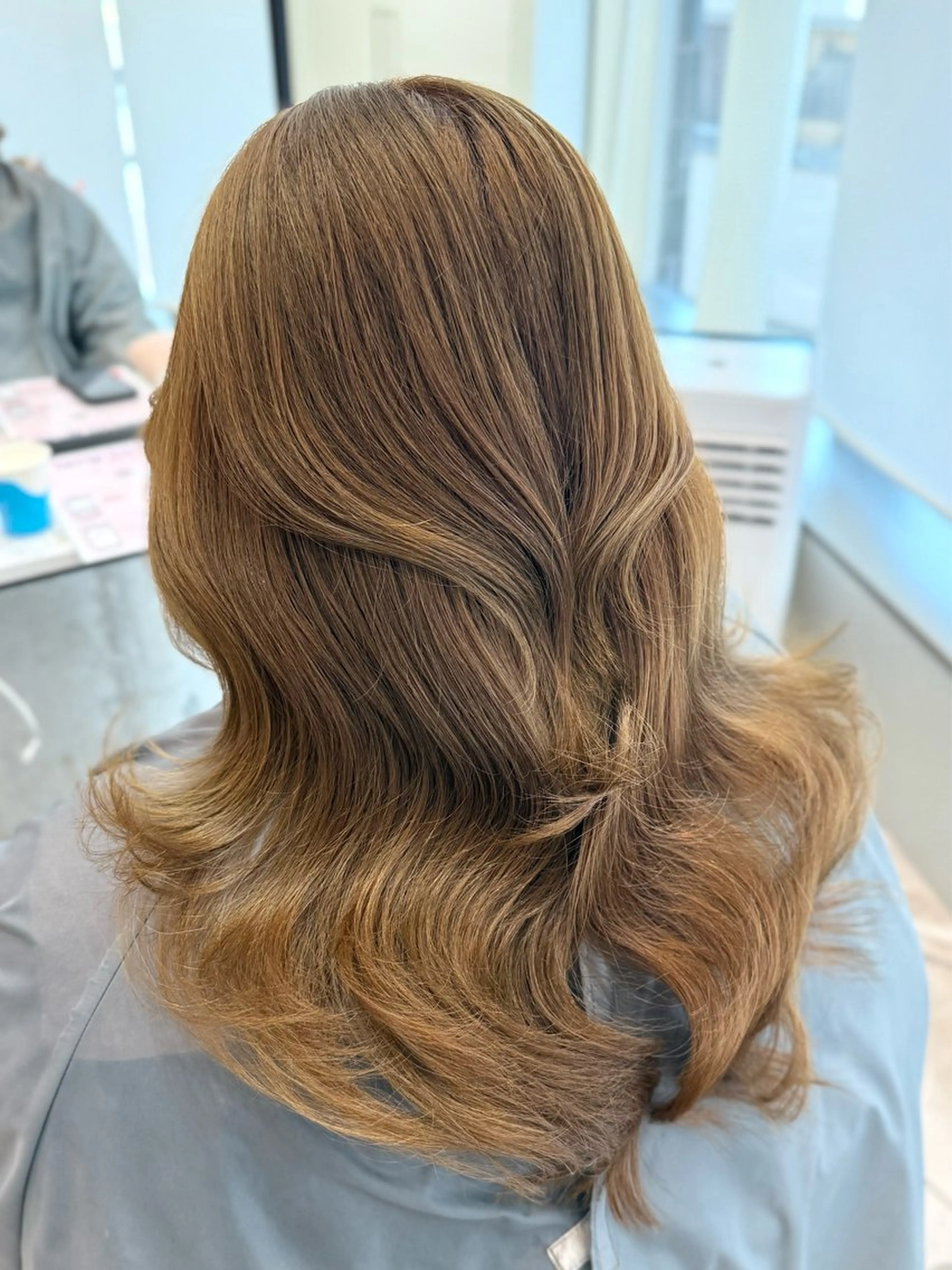 カラー ブリーチカラー/ maru🩵💚のヘアスタイル