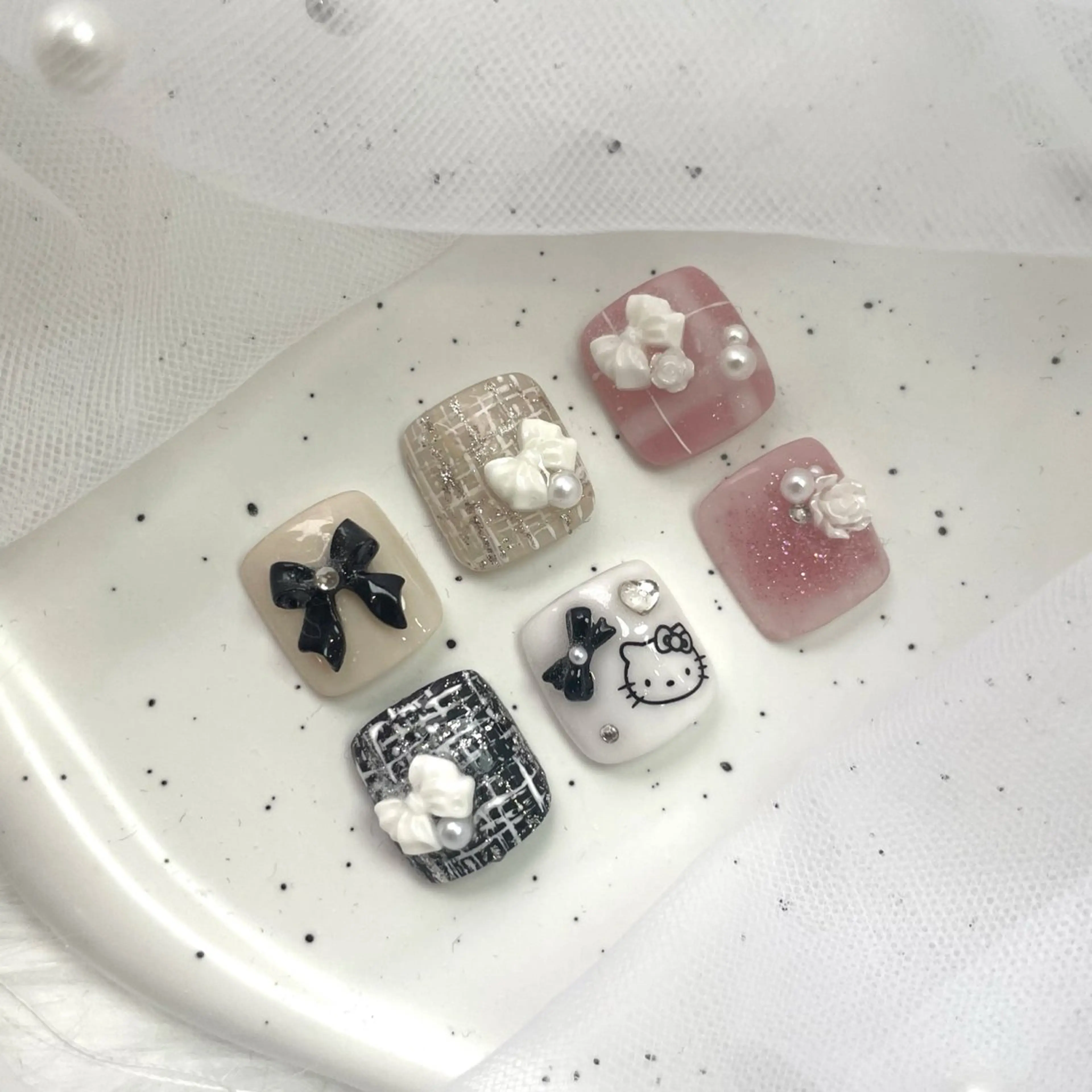 ネイル フットネイル Angelgarden nail&eye 青山店所属・𝐚 𝐤 𝐢のネイルデザイン