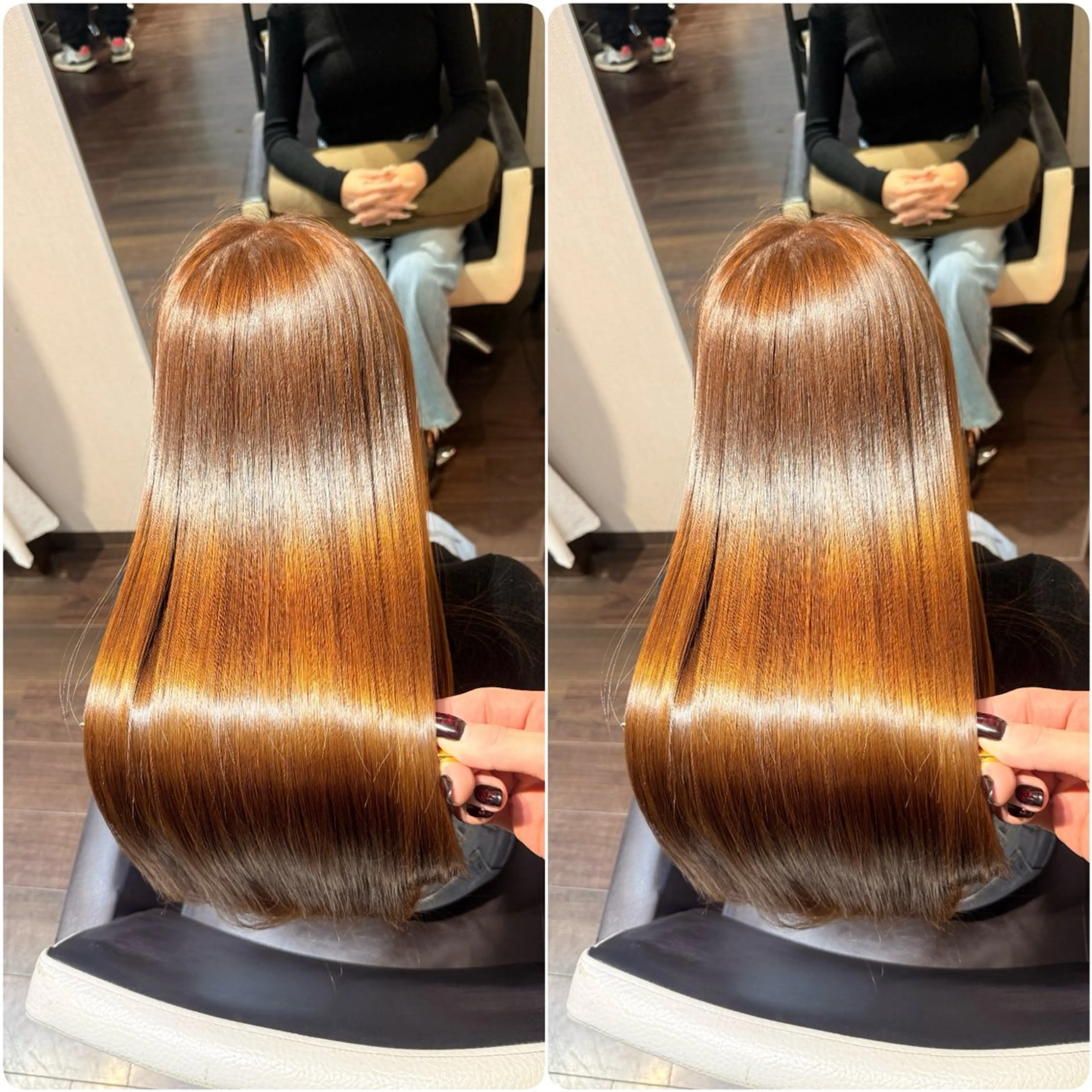 ロング カット 縮毛矯正 トリートメント ヘッドスパ youres hair 髪質改善トリートメント&ヘッドスパ　新宿EAST所属・🌹ULTOWA🌹 髪質改善/縮毛/店長のヘアスタイル