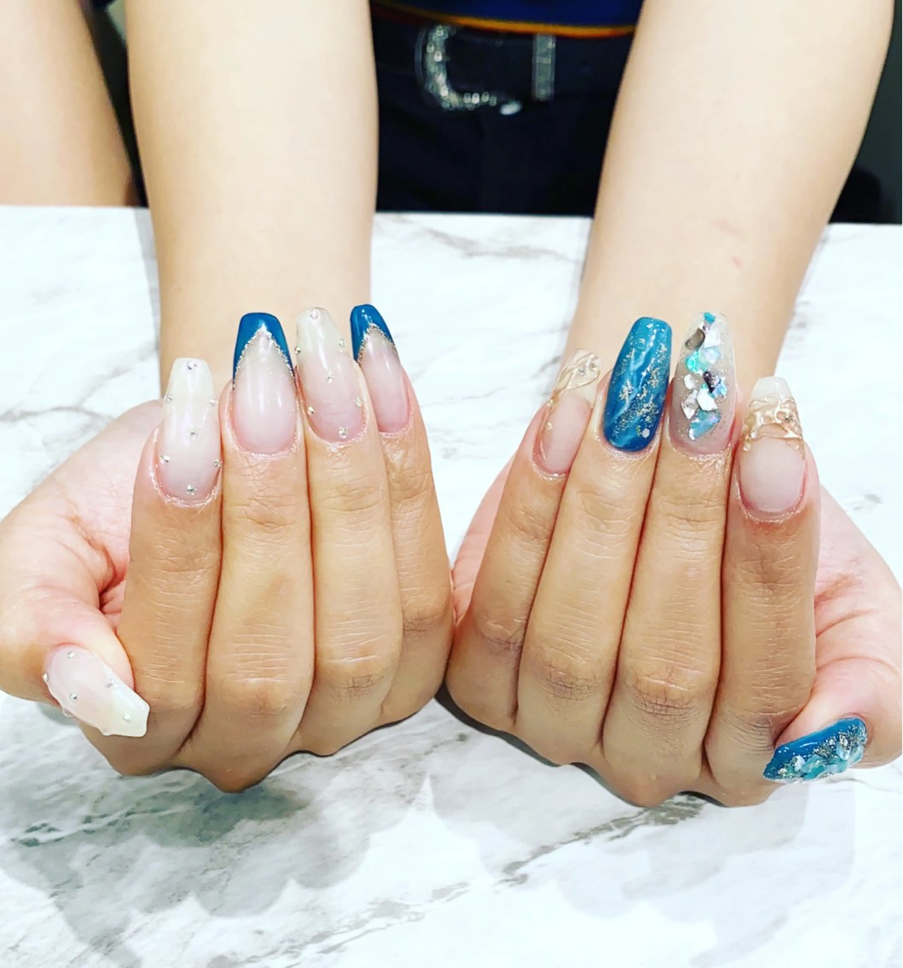 ネイル ハンドネイル フットネイル ハンドケア nail salon  AlgeTy所属・✴︎:.｡. MAKI.｡.:✴︎のネイルデザイン