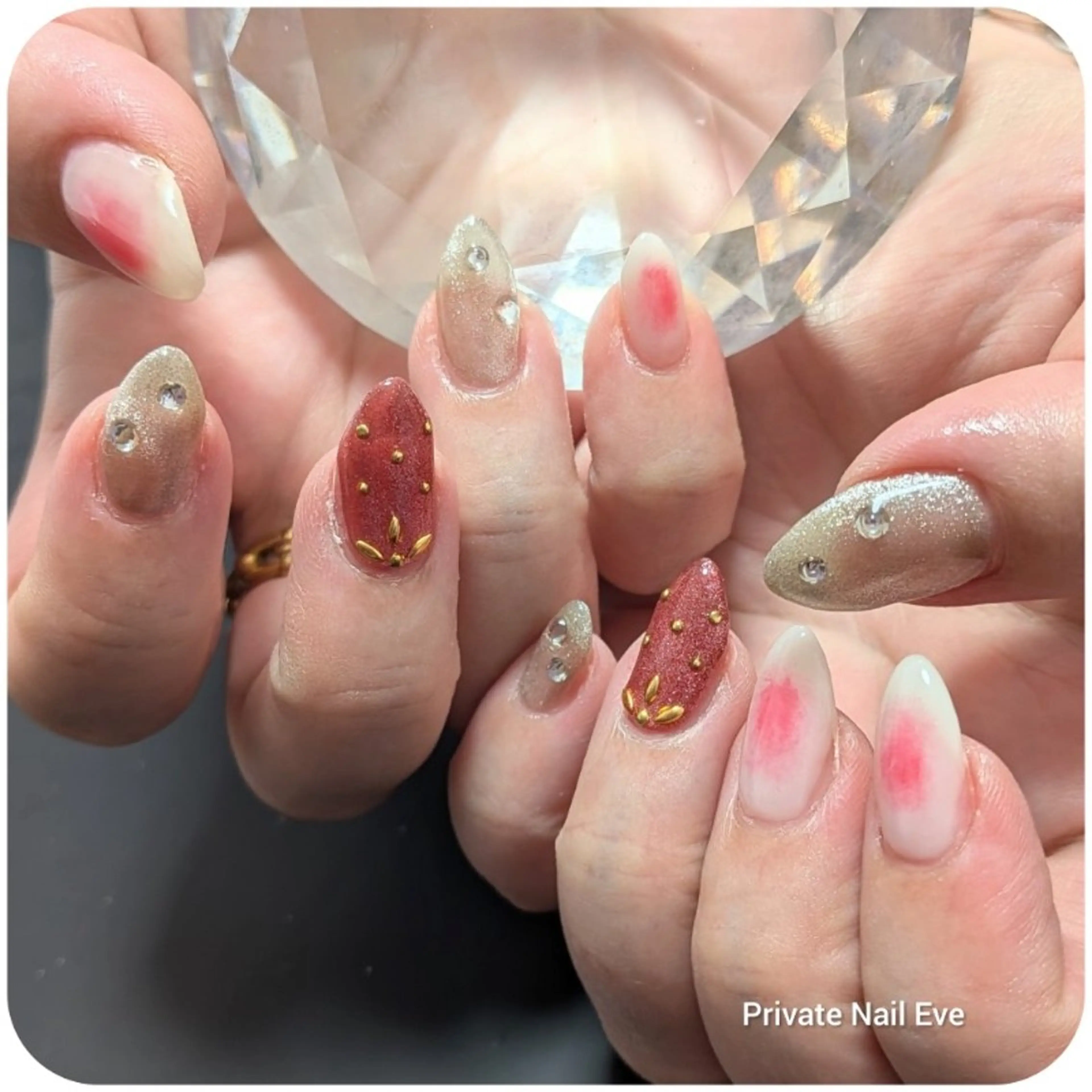 ネイル 持ち込み ハンドネイル ネイル junkoのネイルデザイン