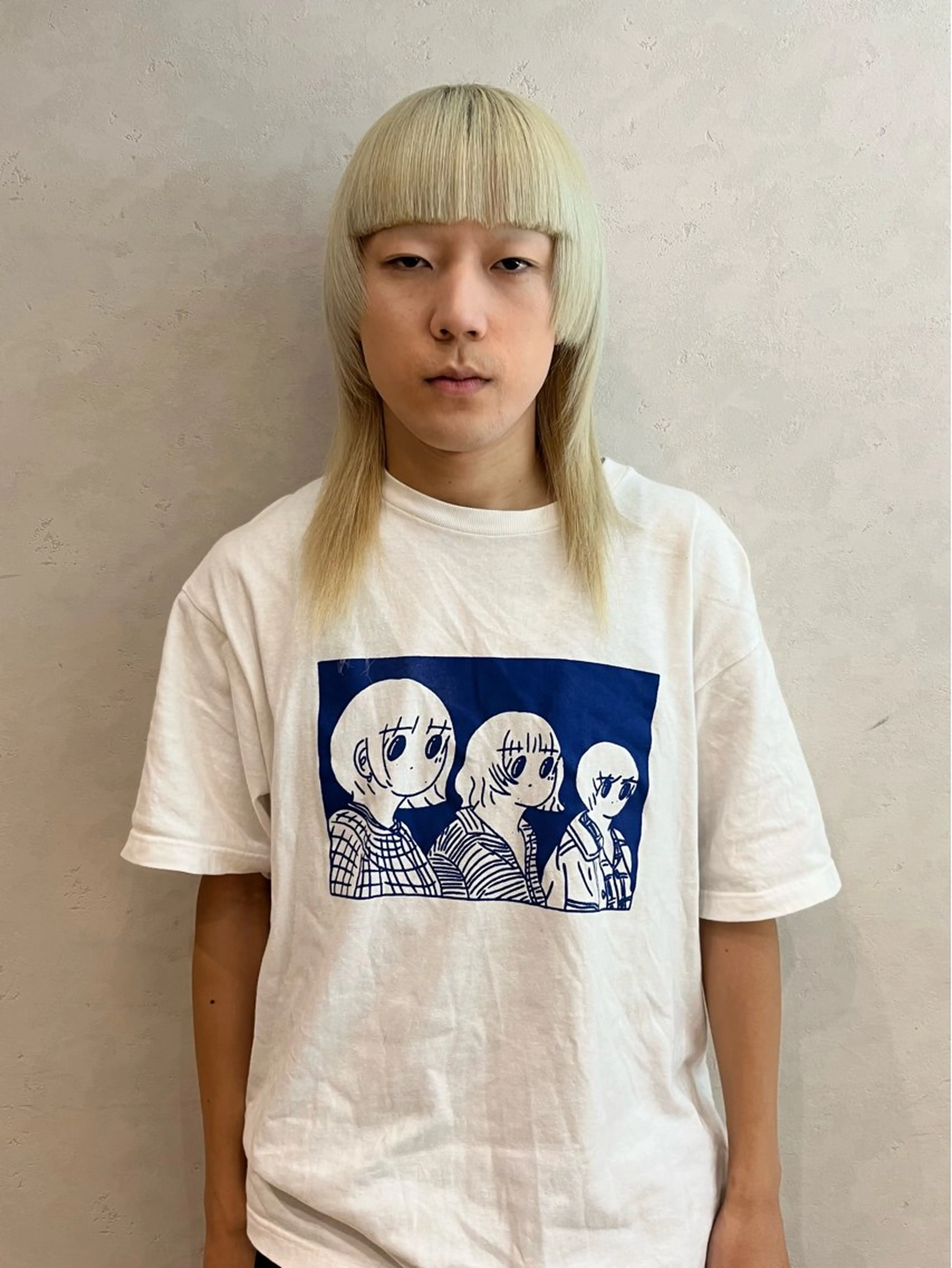 メンズ ヘアカラー トリートメント ☀️コミヤマミユ☀️ /パーマ/ハイトーンのヘアスタイル