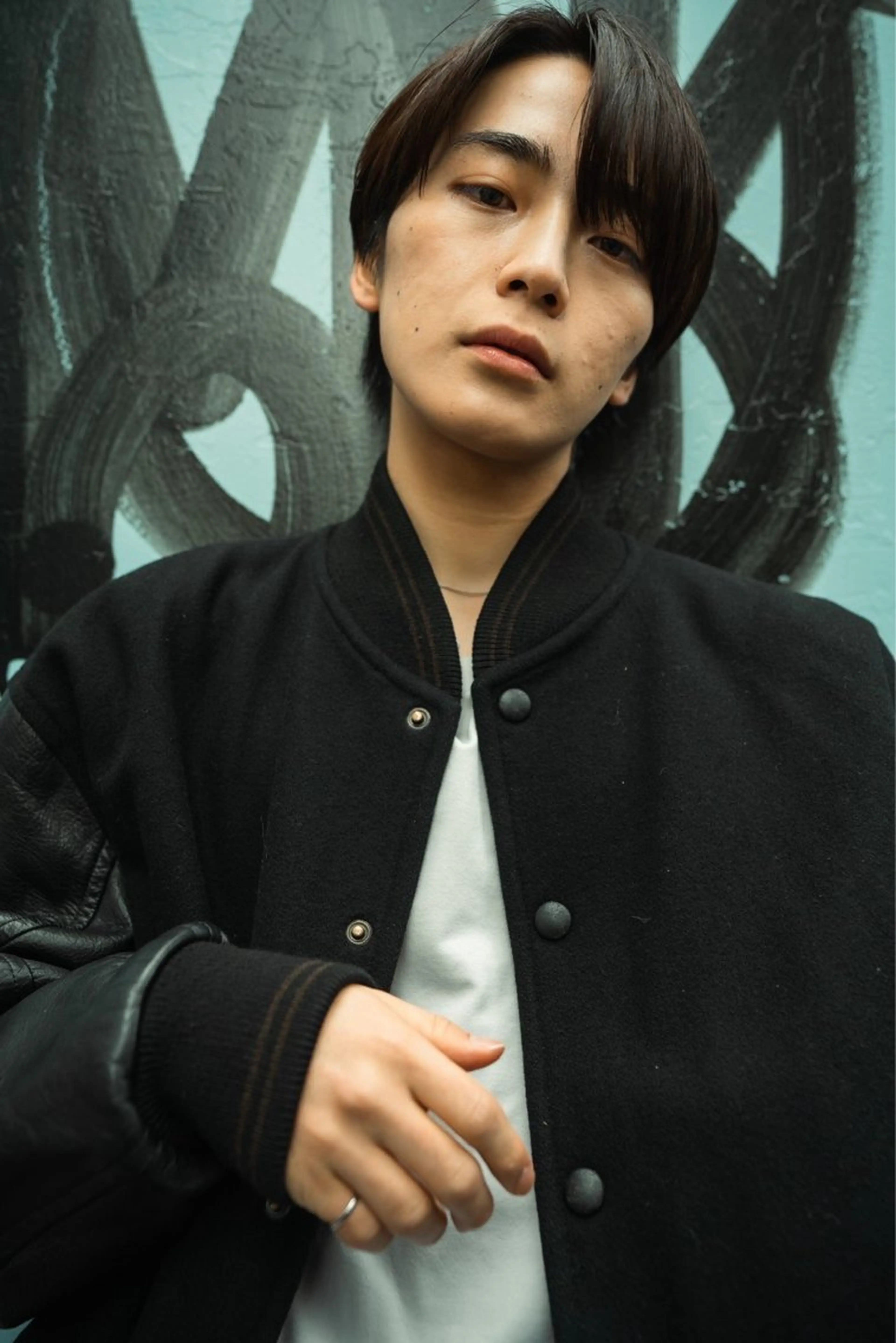 men's 毛流れパーマ × カットの写真