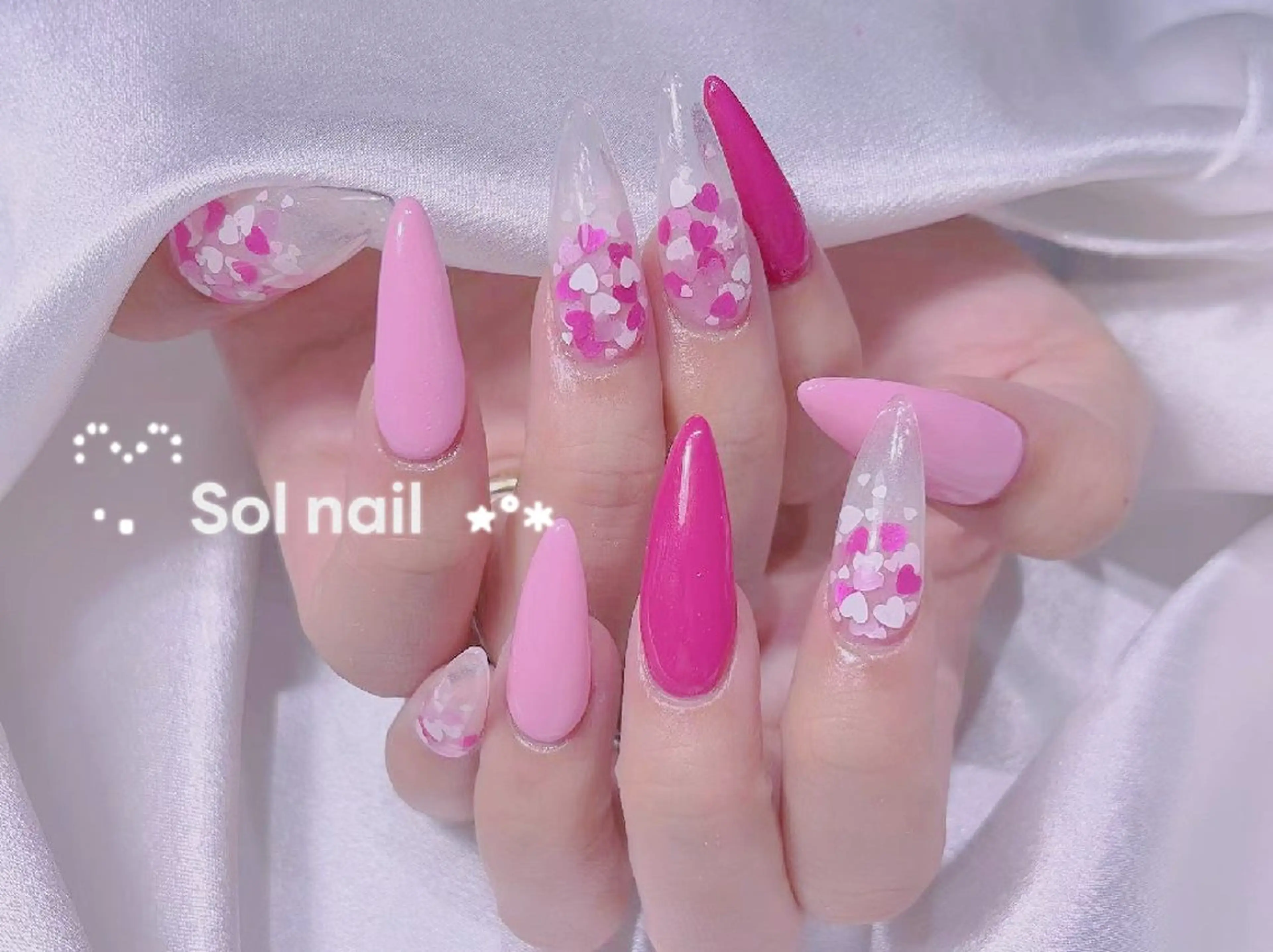 ネイル ハンドネイル パラジェル＆フィルイン取り扱いサロンSol Nail所属・Sol Nail ミネのネイルデザイン