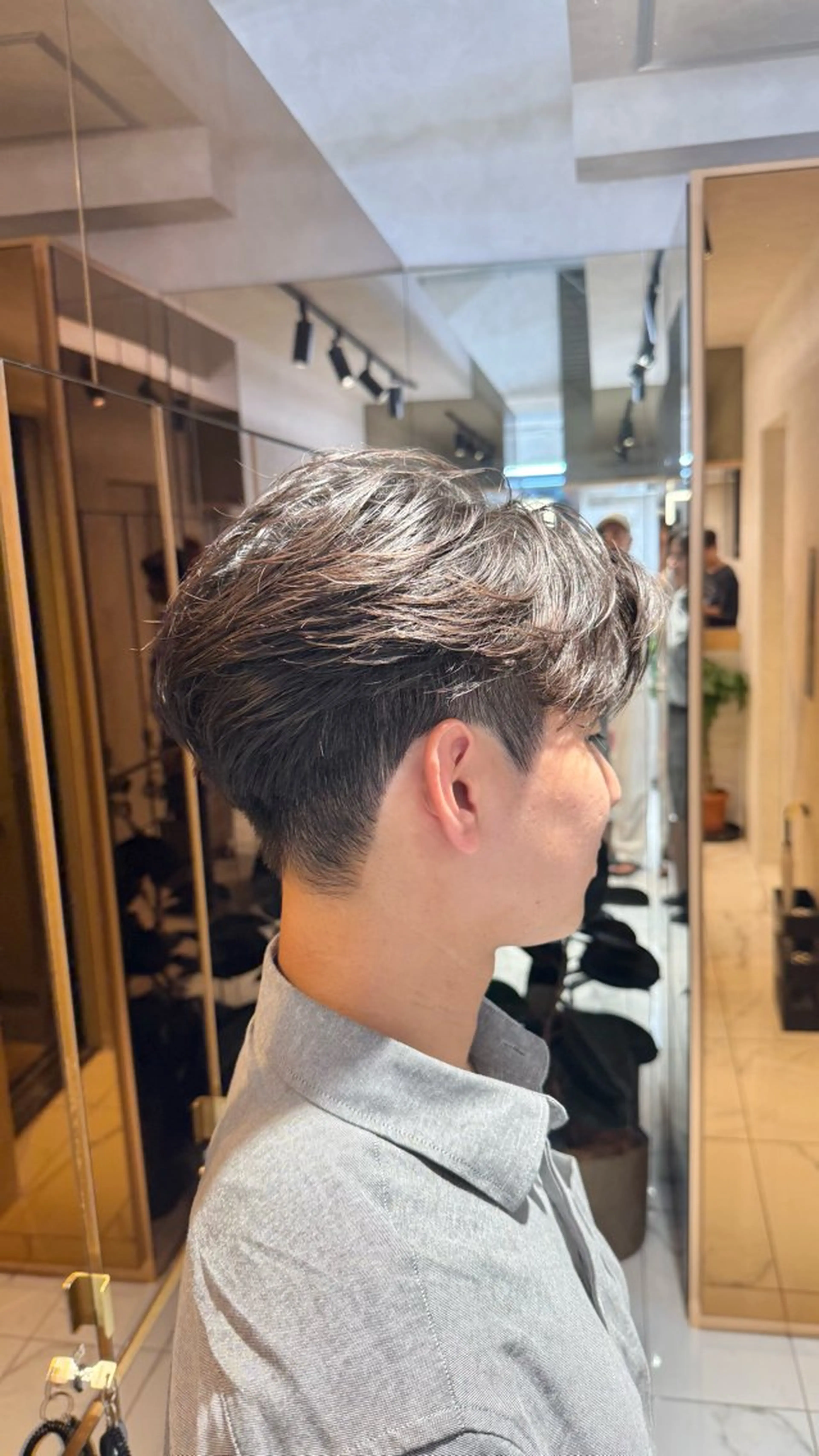 メンズカット＋フェザーパーマorニュアンスパーマ¥12000の写真