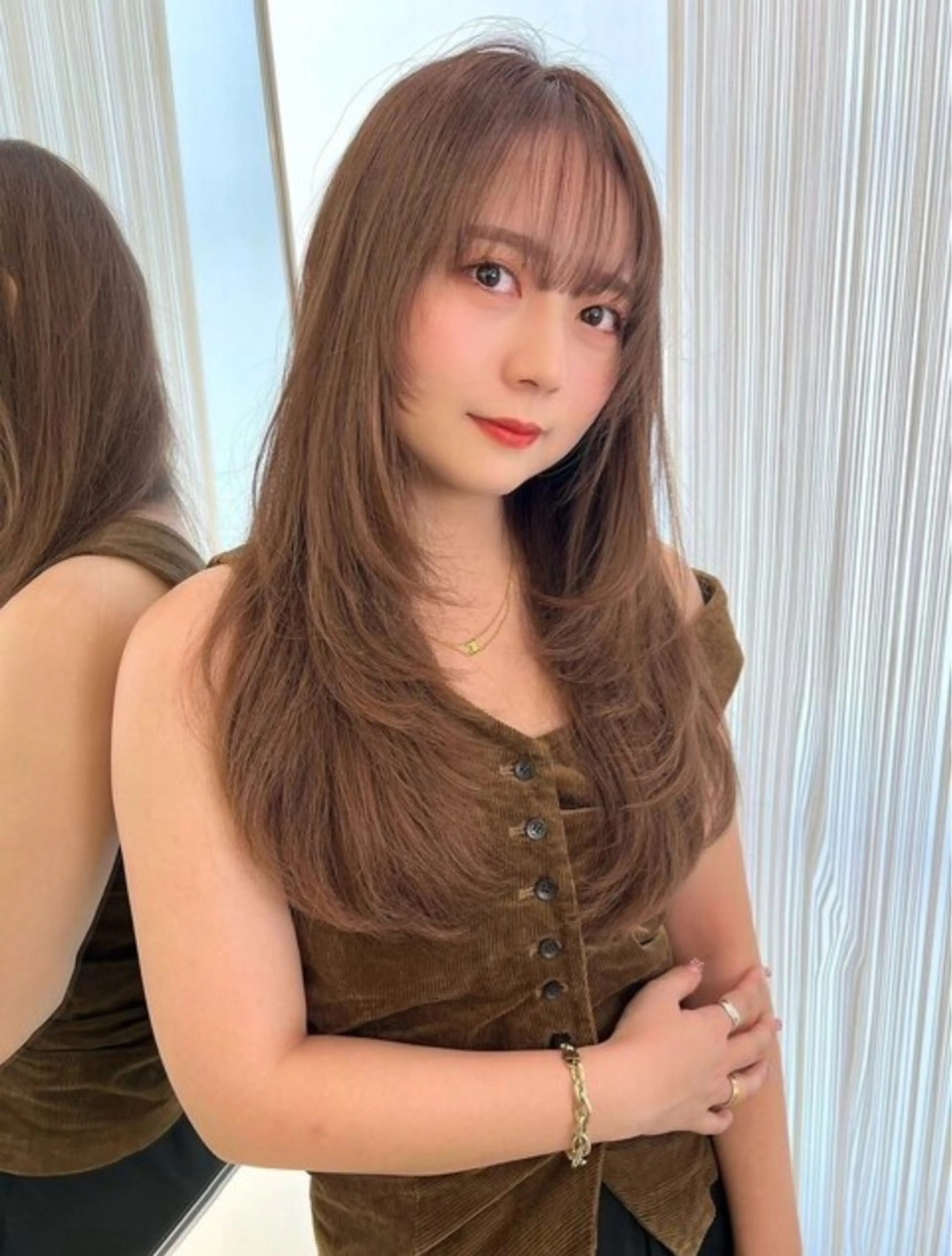 ロング カット ParveMix🍀 藤原愛未のヘアスタイル