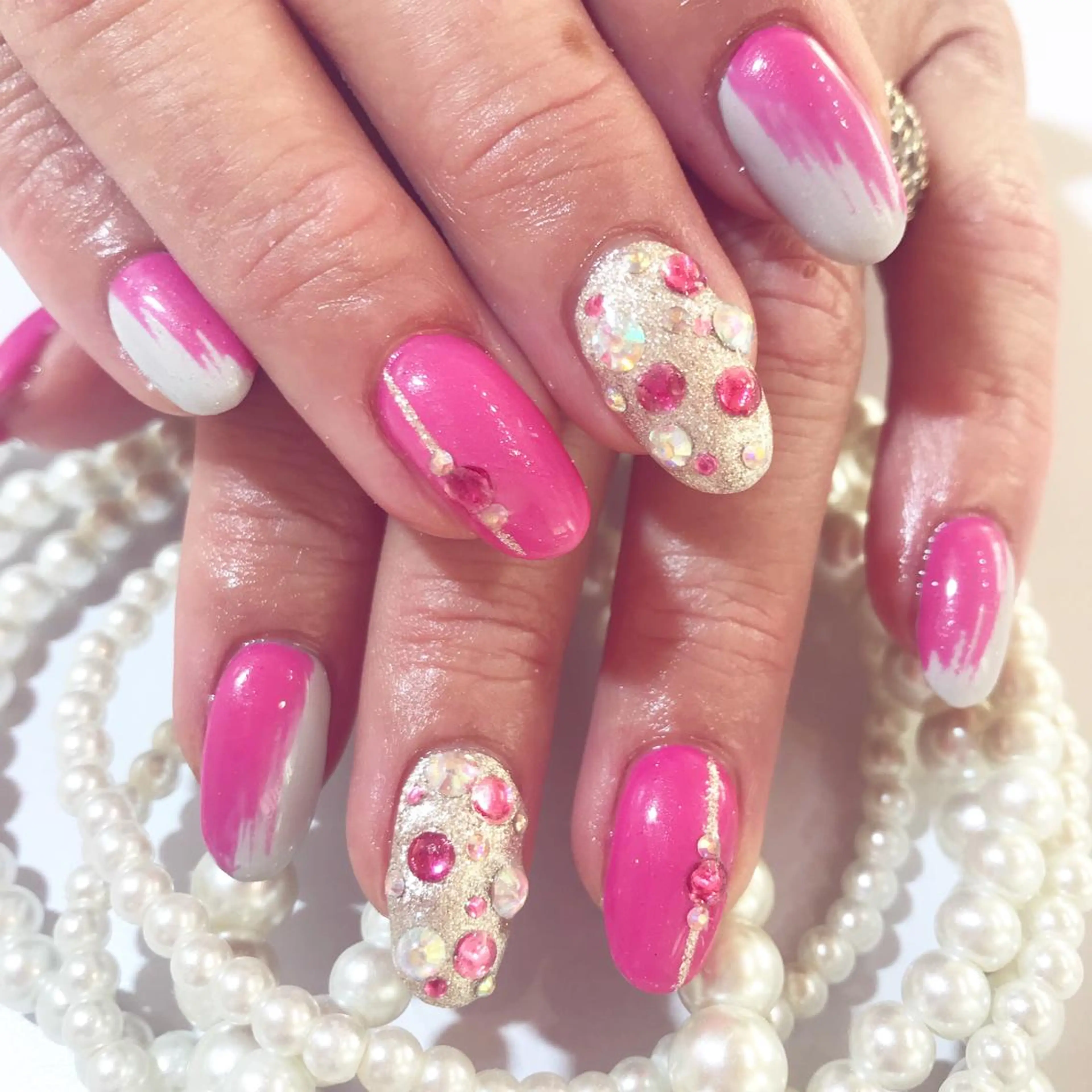 ネイル 💗🪽Tiary Nail🪽💗のネイルデザイン