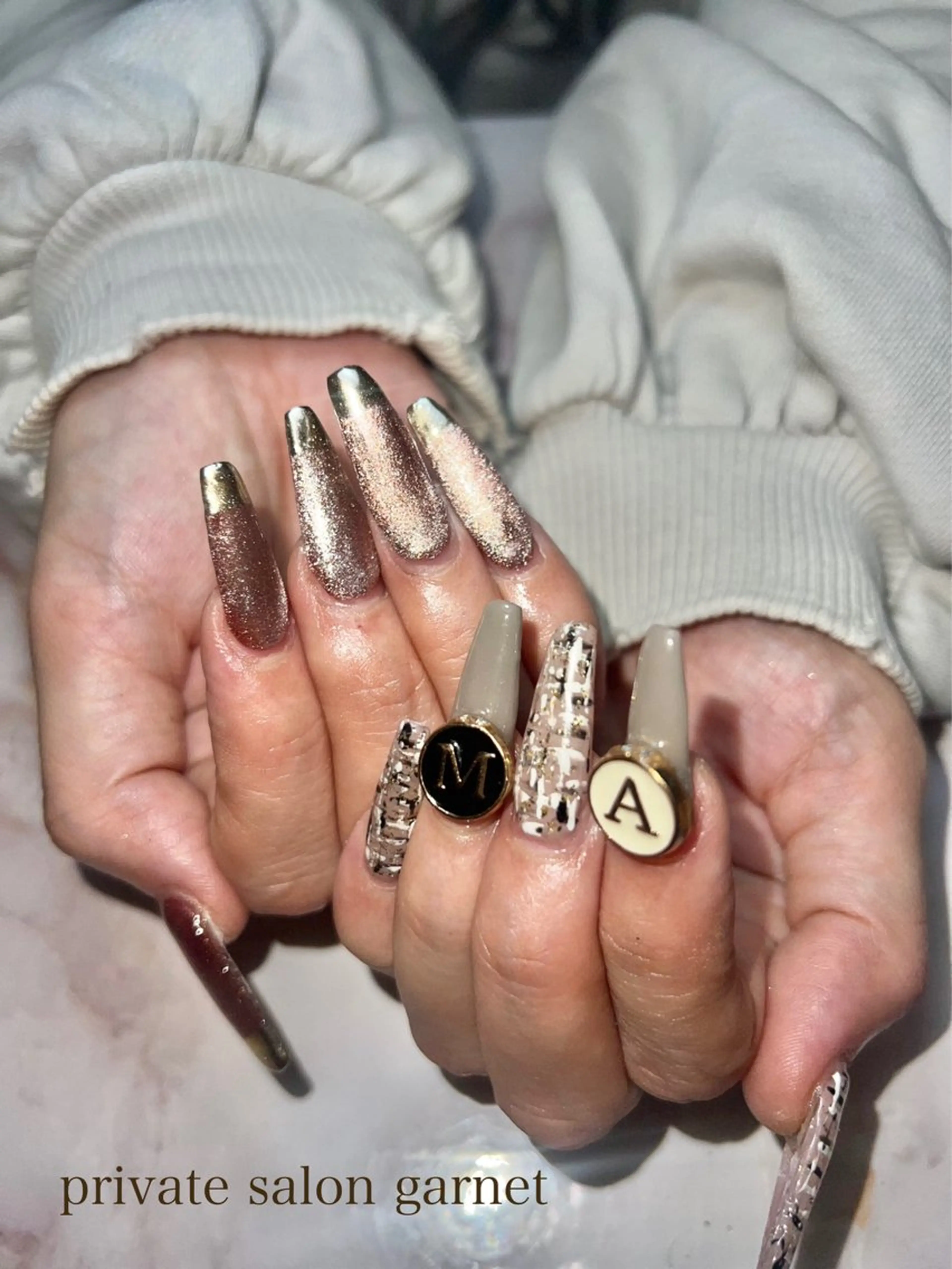 ネイル ハンドネイル Garnet nailのネイルデザイン