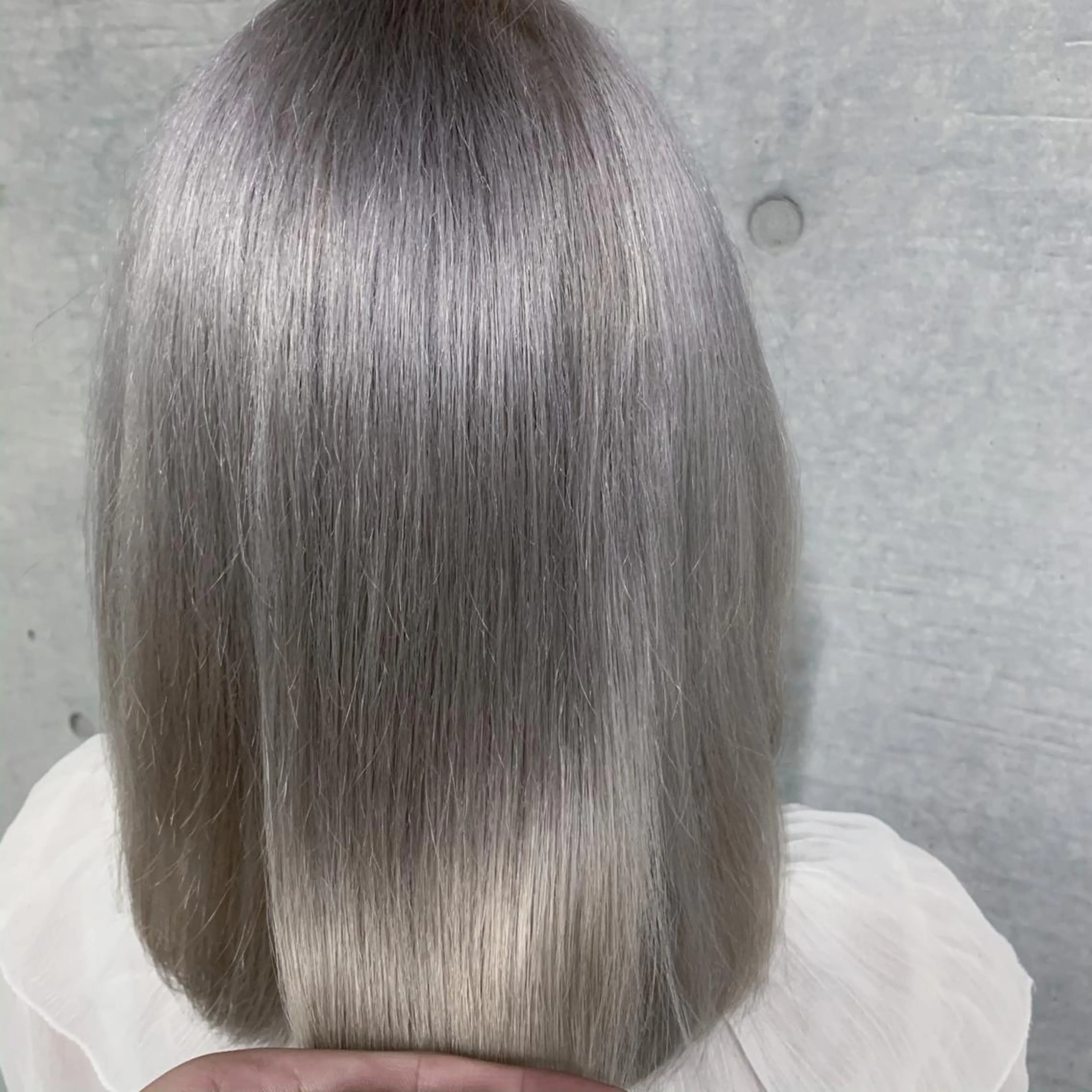 ミディアム カラー アディクシーカラー アクアカラー アッシュ バレイヤージュ ベージュカラー ヘアカラー トリートメント Lome'所属・✨ブリーチマスター✨ オクヤマヨウスケのヘアスタイル