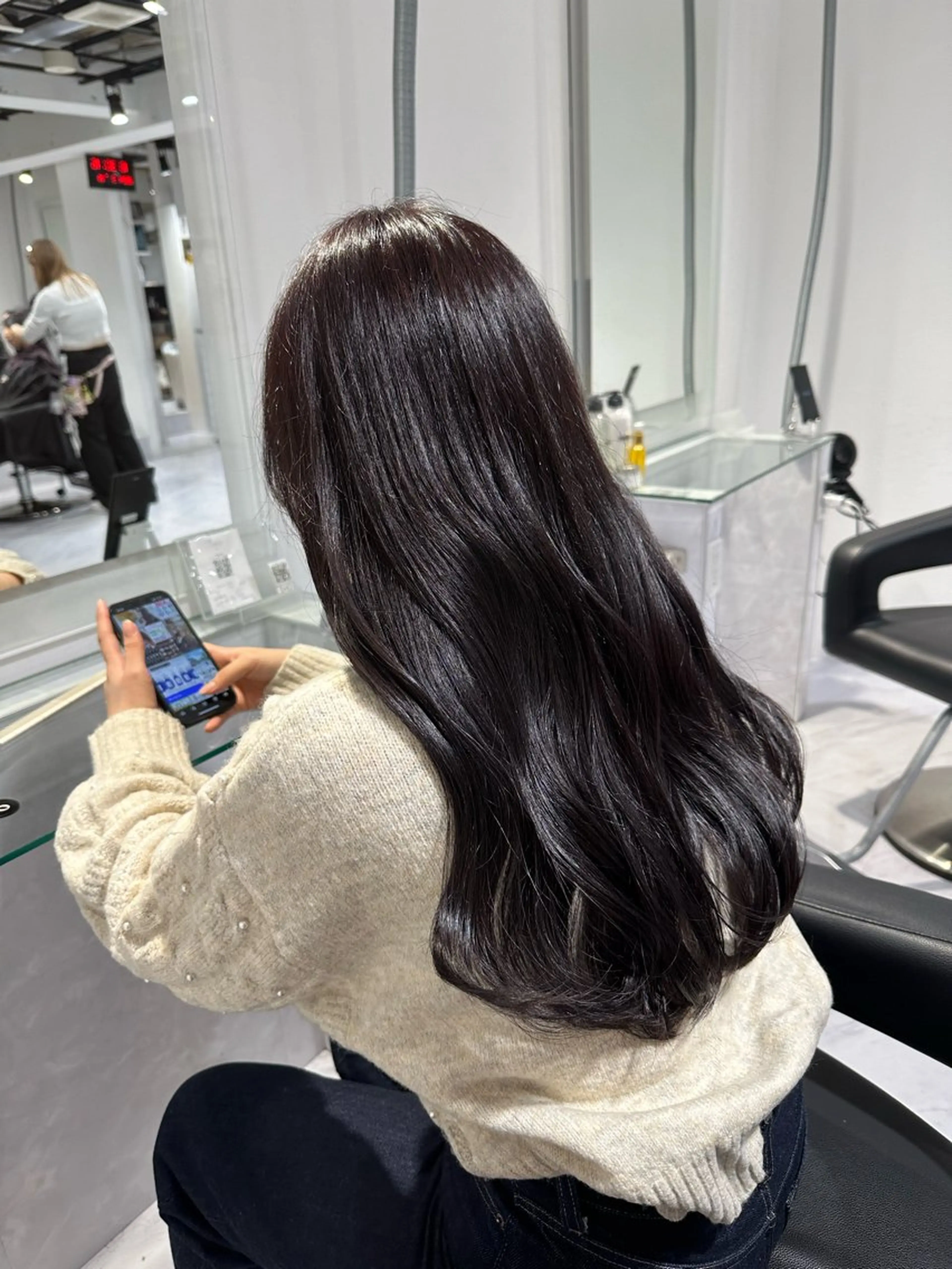 ロング カラー ヘアアレンジ 透明感ラベンダー💗 SHOのヘアスタイル