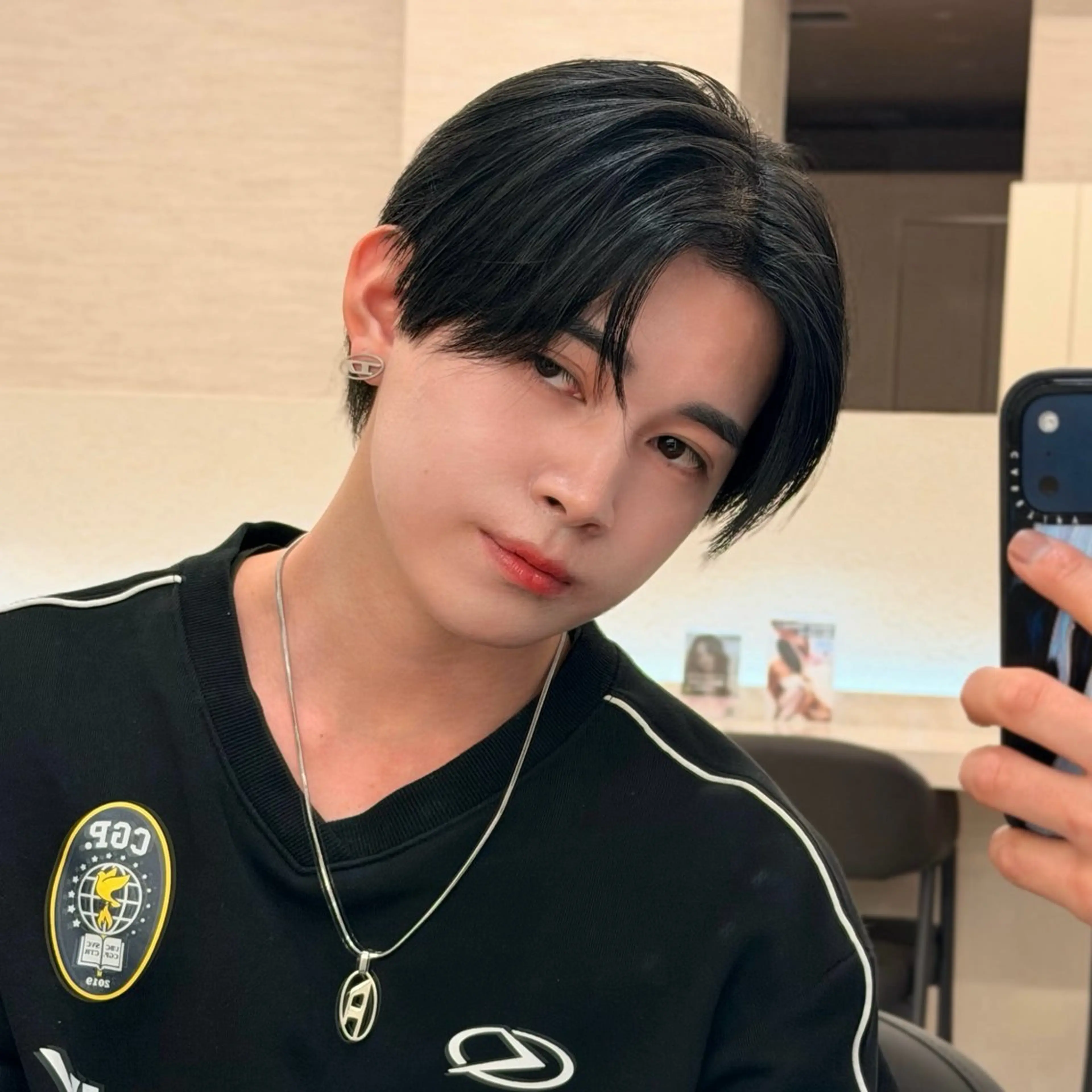 パーマ メンズ メンズ韓国風 縮毛矯正 カット 縮毛矯正 韓国メンズヘア☆ 韓国ボブYUTOのヘアスタイル