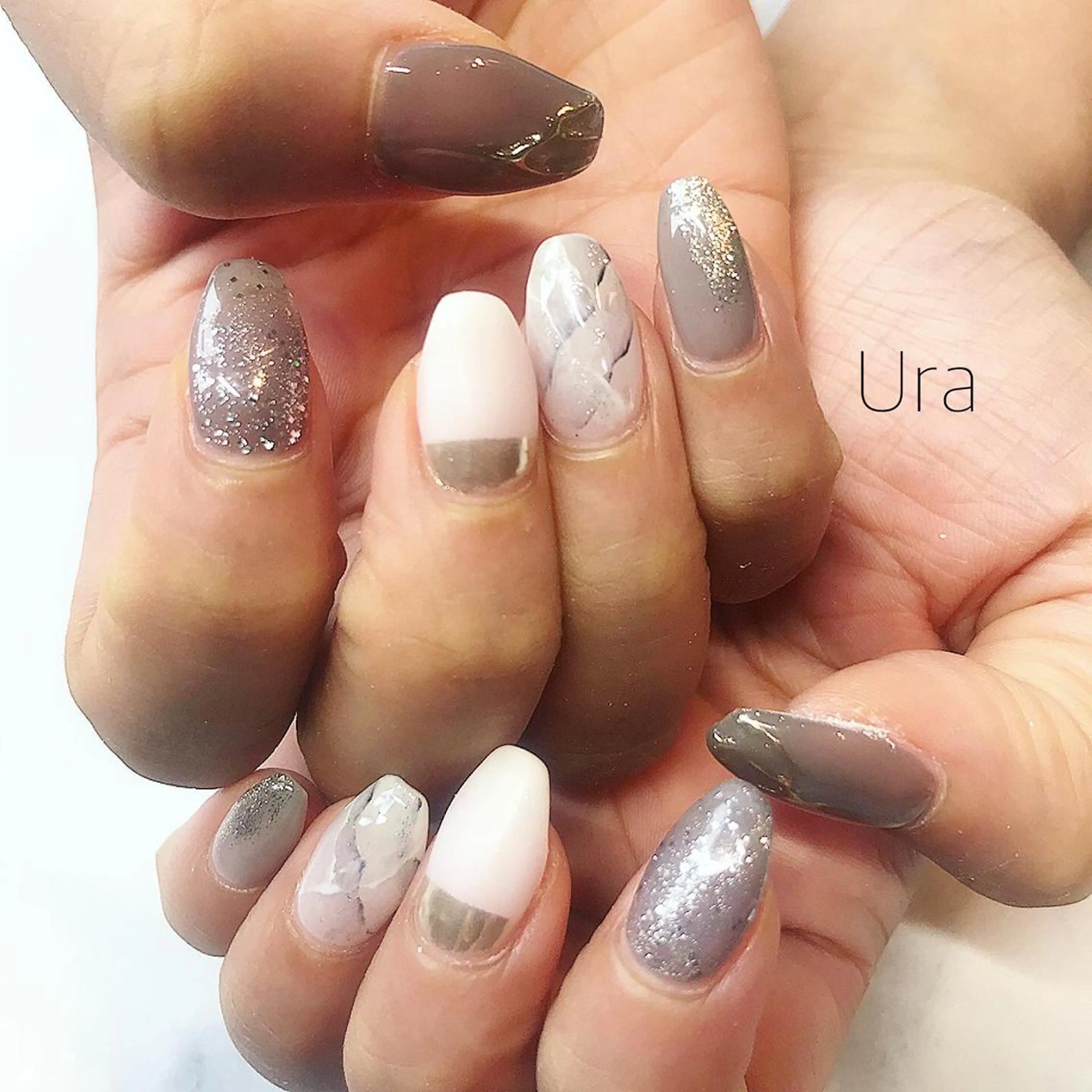 ネイル ハンドネイル UrakoNail 《nail》のネイルデザイン
