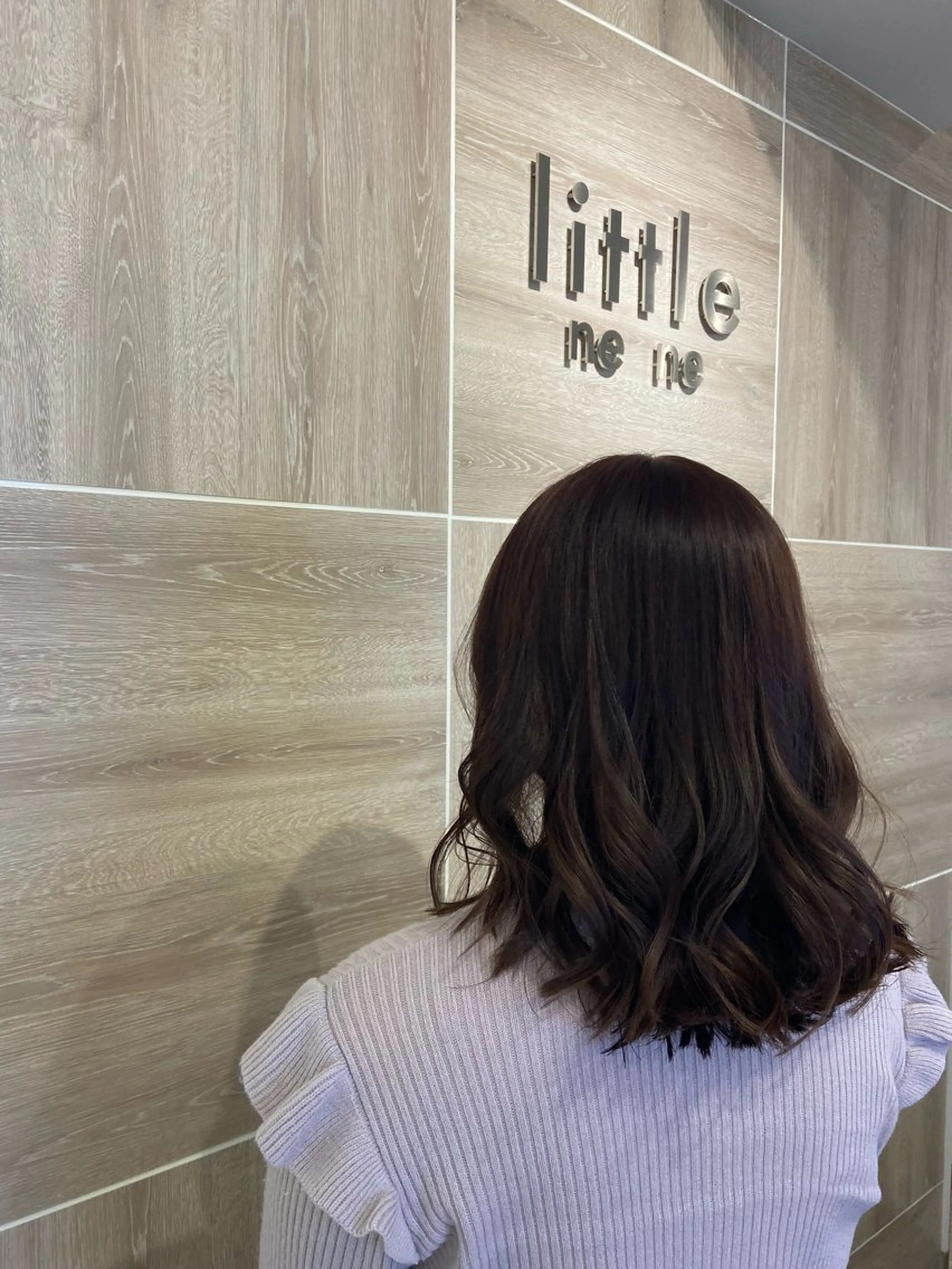 セミロング みなみ みずきのヘアスタイル