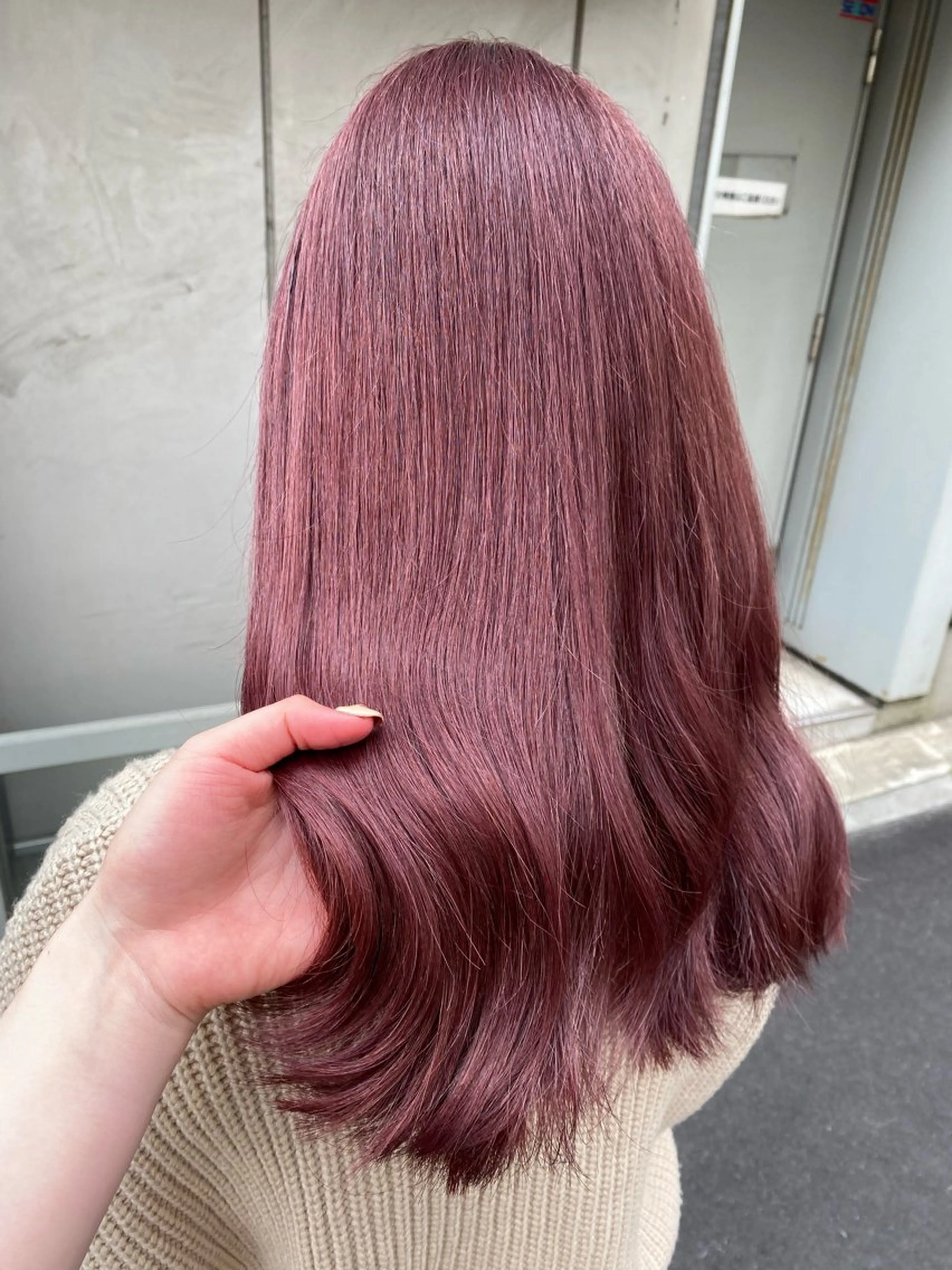 ロング カラー ヘアカラー ヘッドスパ ヘアセット 🤍韓国ワンホンヘ ア SHIONE🤍のヘアスタイル