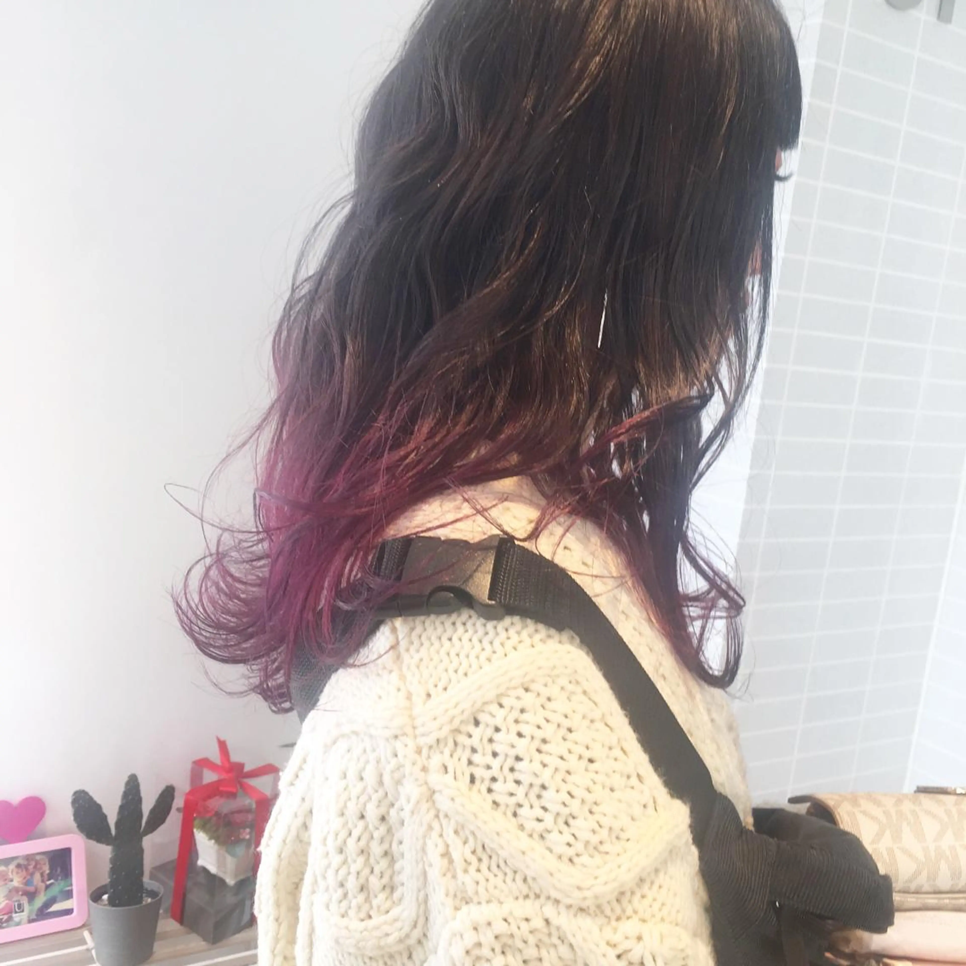 セミロング カラー ボブ/暖色/デザイン KOYUKI⛄️のヘアスタイル