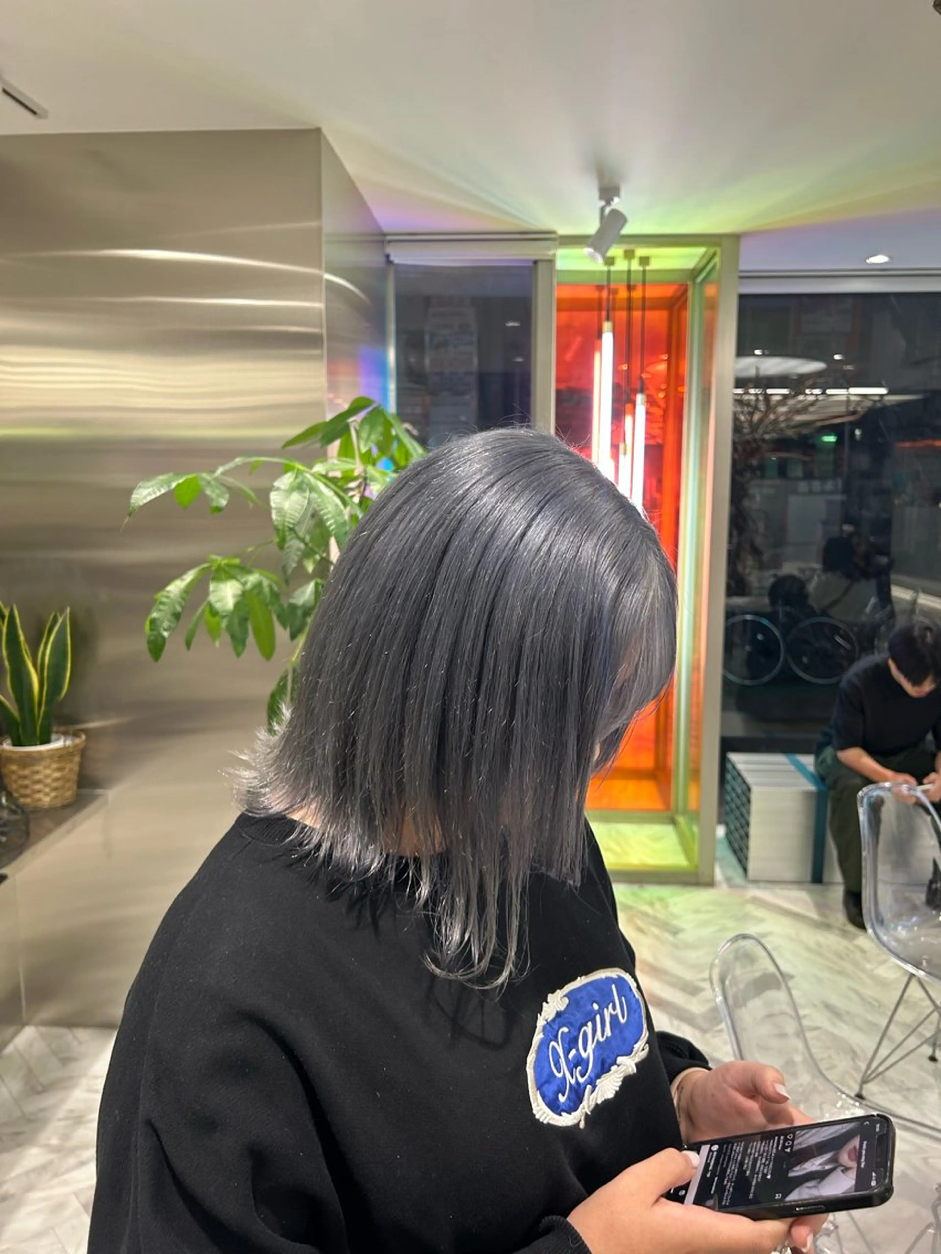 ミディアム カラー ヘアカラー メンズ/ボブ/パーマ /くるみのマツエク・マツパデザイン