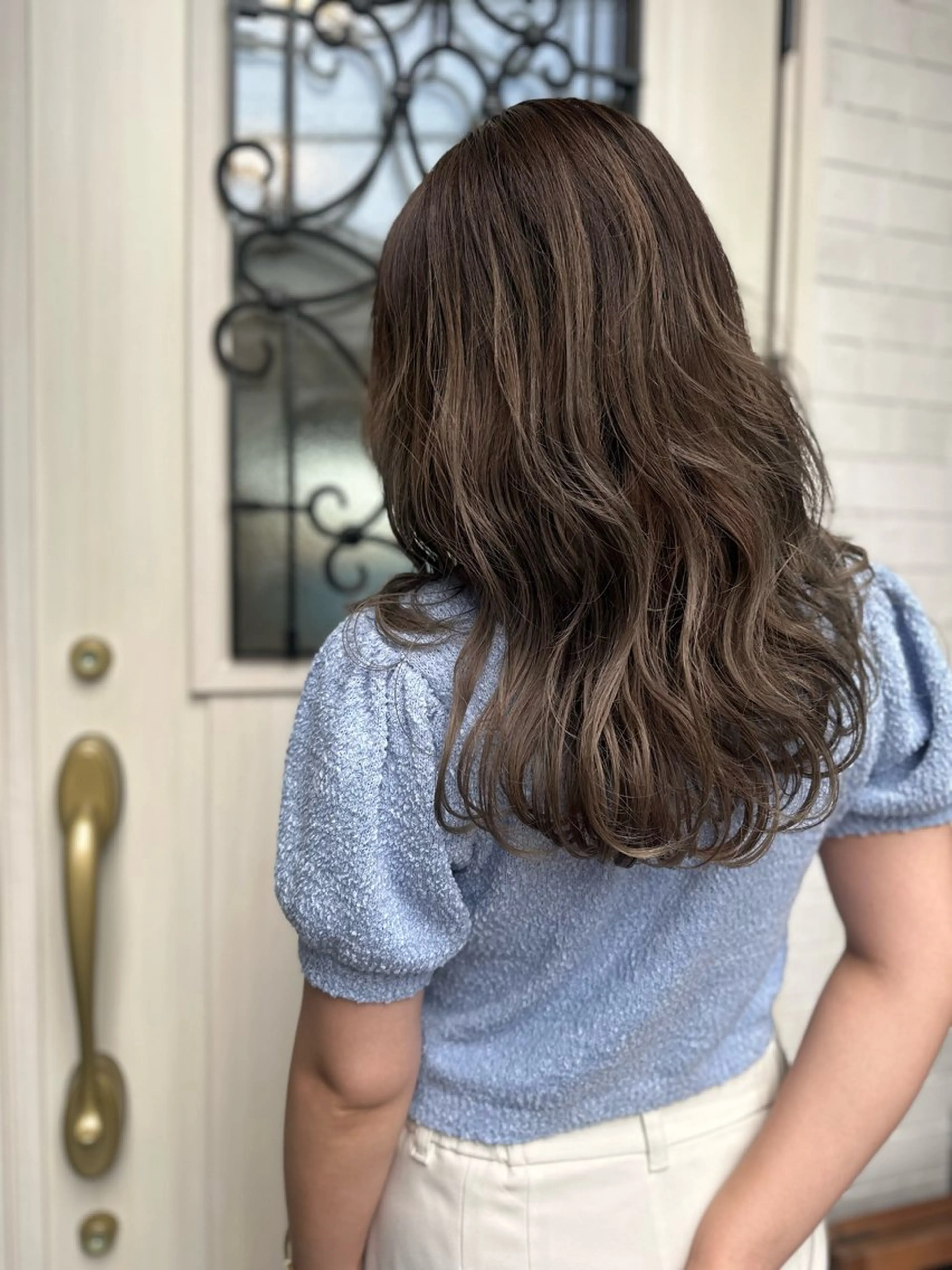 ロング カラー カット ヘアカラー K Harukaのヘアスタイル