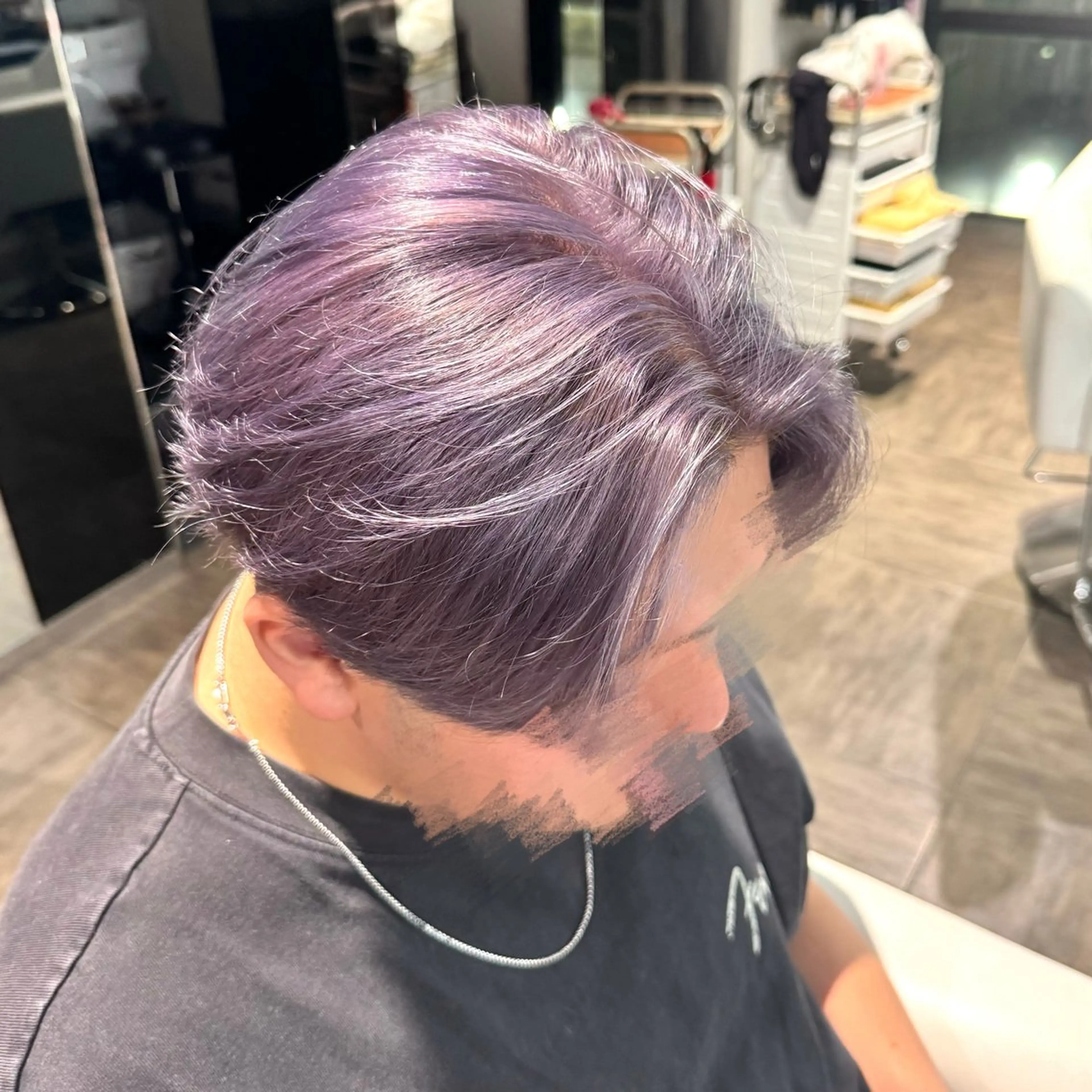 カラー シルバー ヘアカラー トリートメント 🎀 momo🎀のヘアスタイル