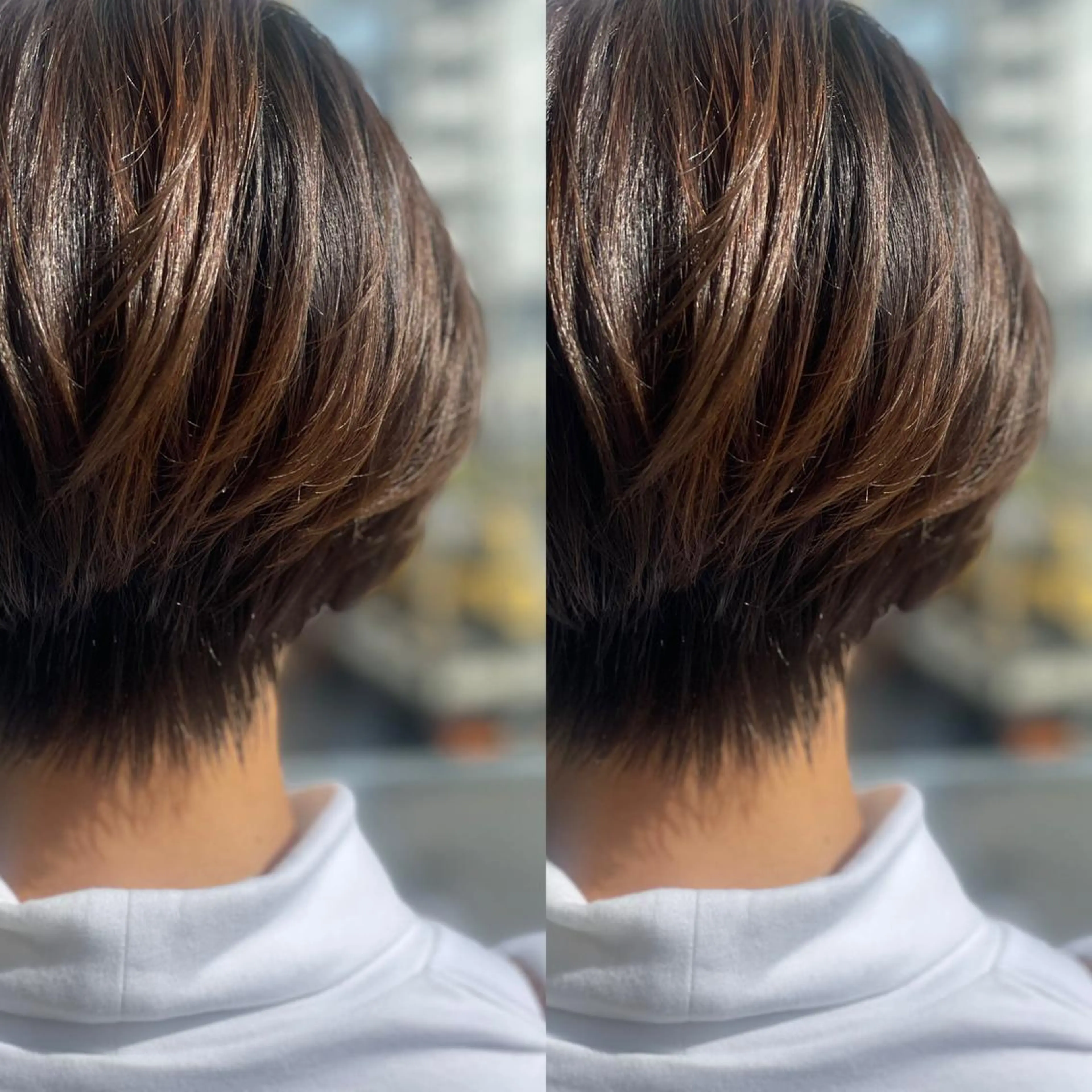 ショート Snaly カラー特化ページのヘアスタイル