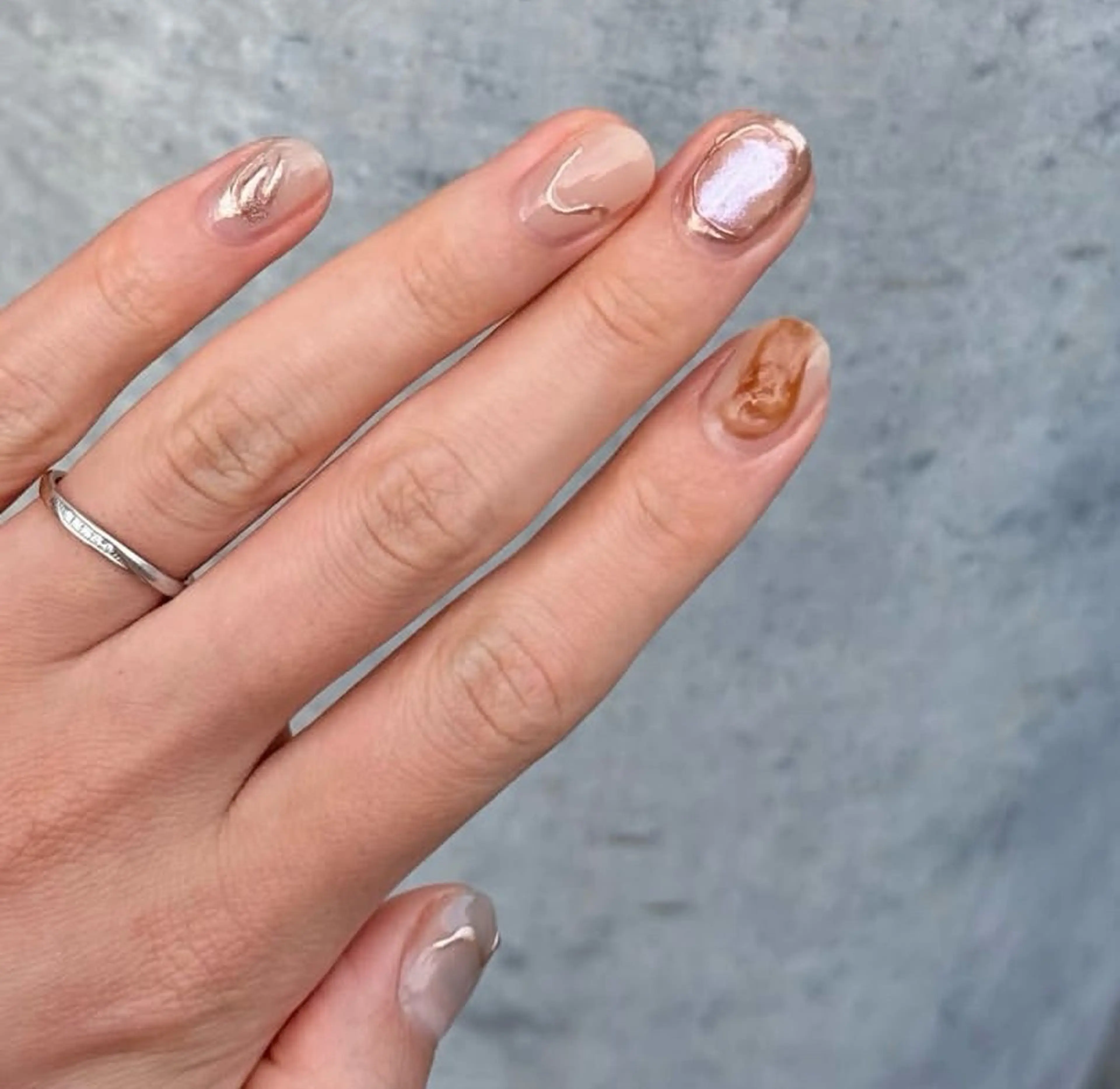 【オフ有り】ハンド💅おまかせニュアンスネイル🫧の写真