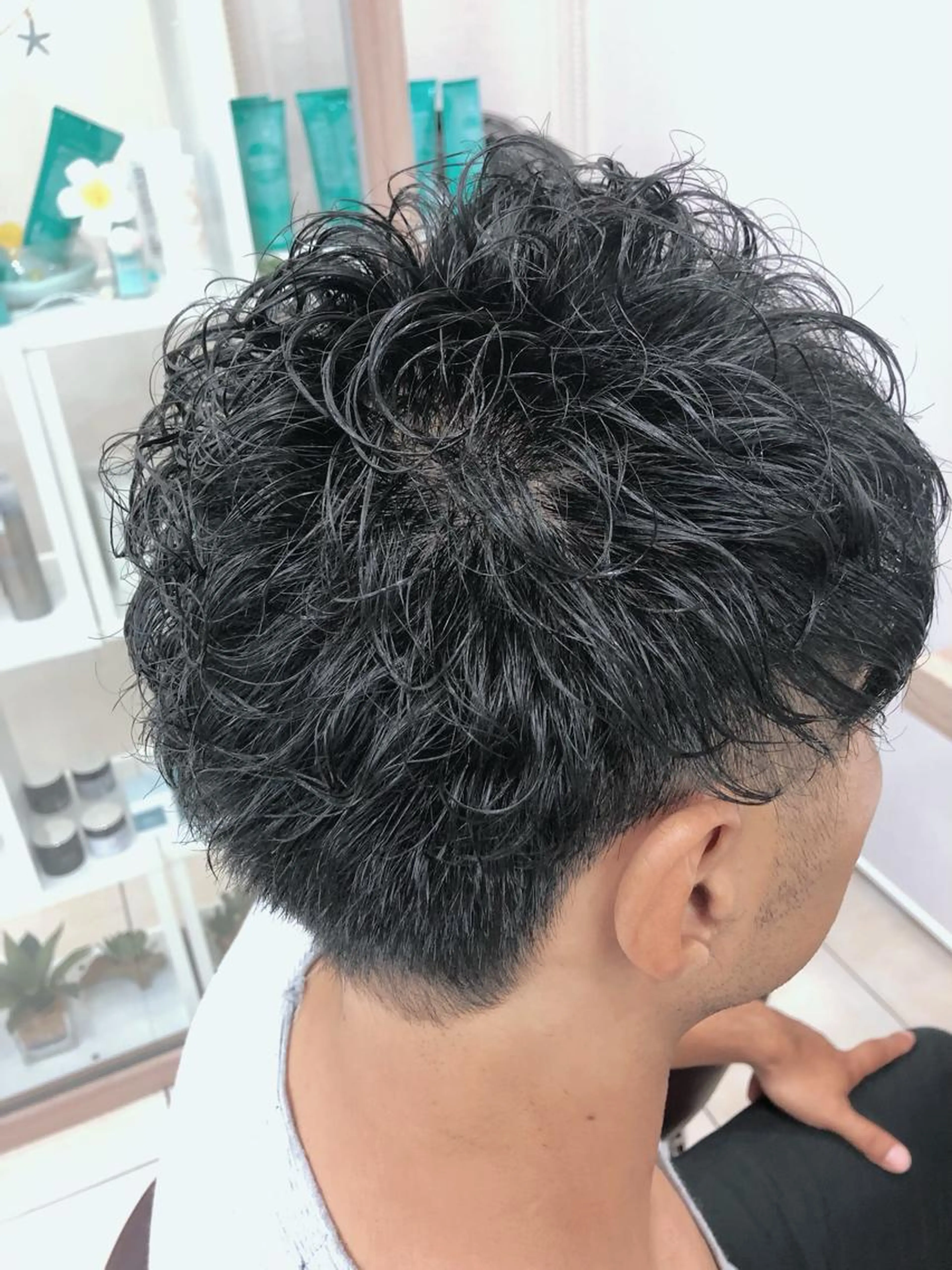 💙メンズカット＋全体パーマ＋シャンプー＋トリートメント💙パーマでおしゃれ男子に✨の写真