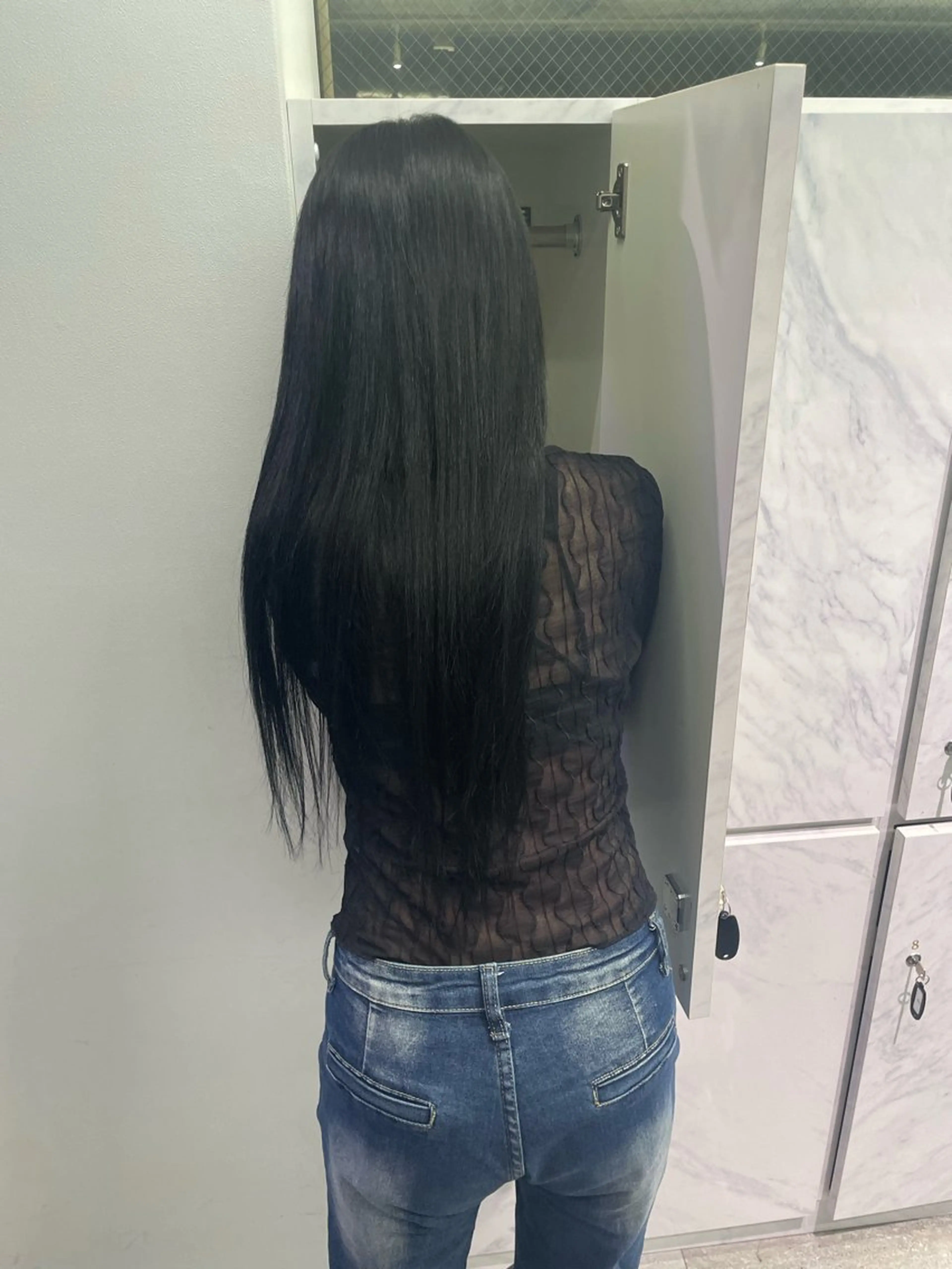 ロング ヘアカラー エクステ ハイトーンカラーエク ステ🌺RENA🌺のヘアスタイル