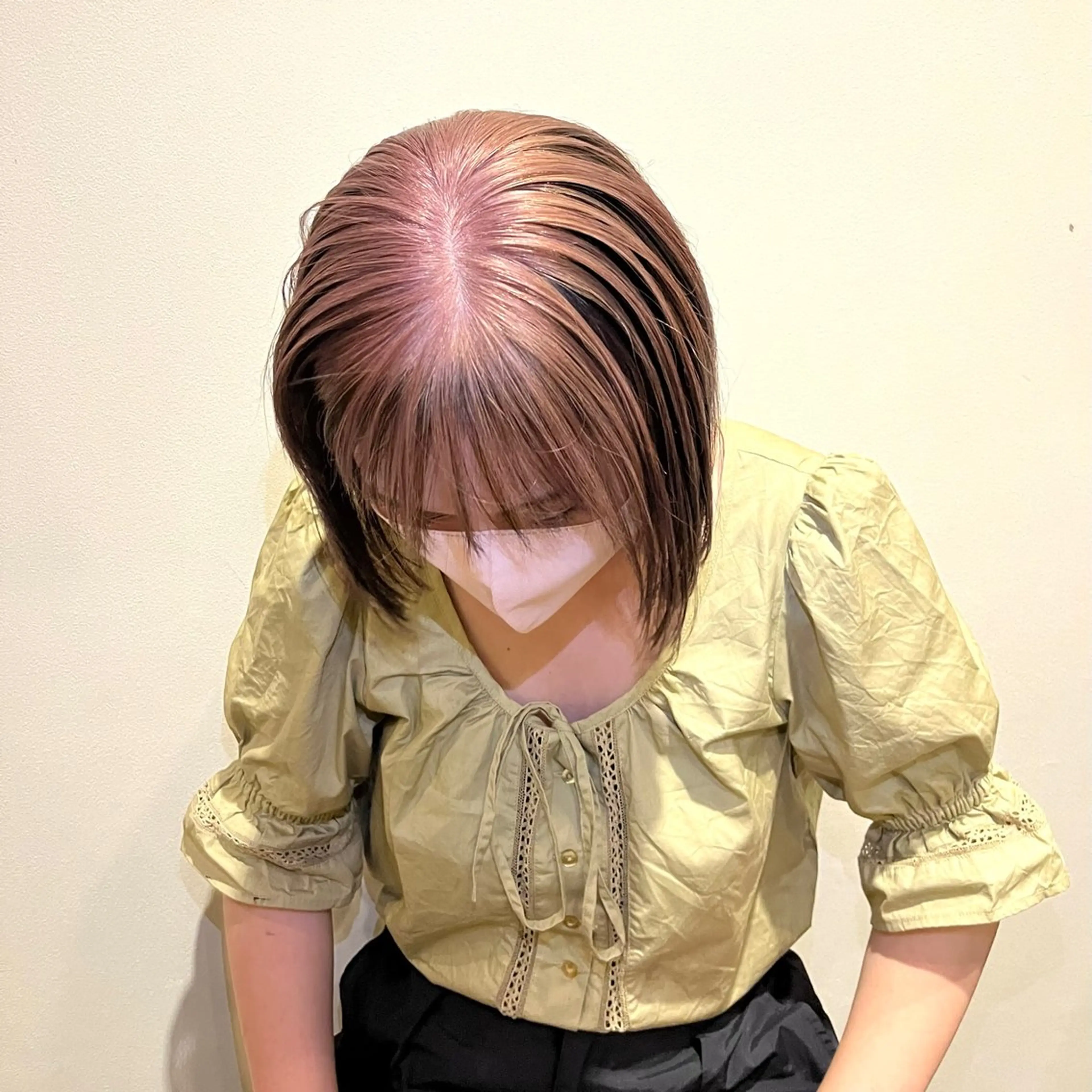 カラー ベージュカラー 杉本 舞のヘアスタイル