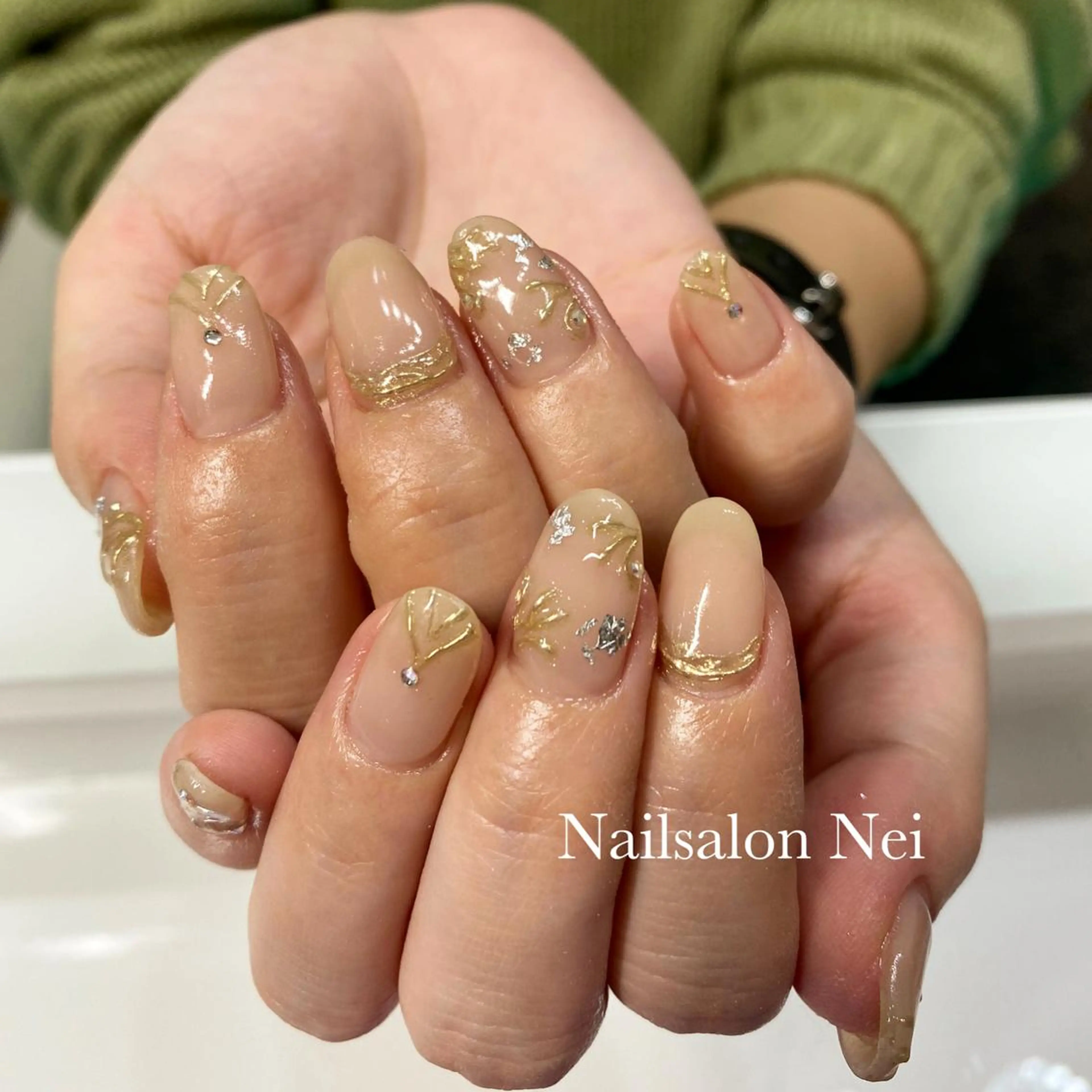 ミディアム Nailsalon Ｒ《喜多見3分》のネイルデザイン
