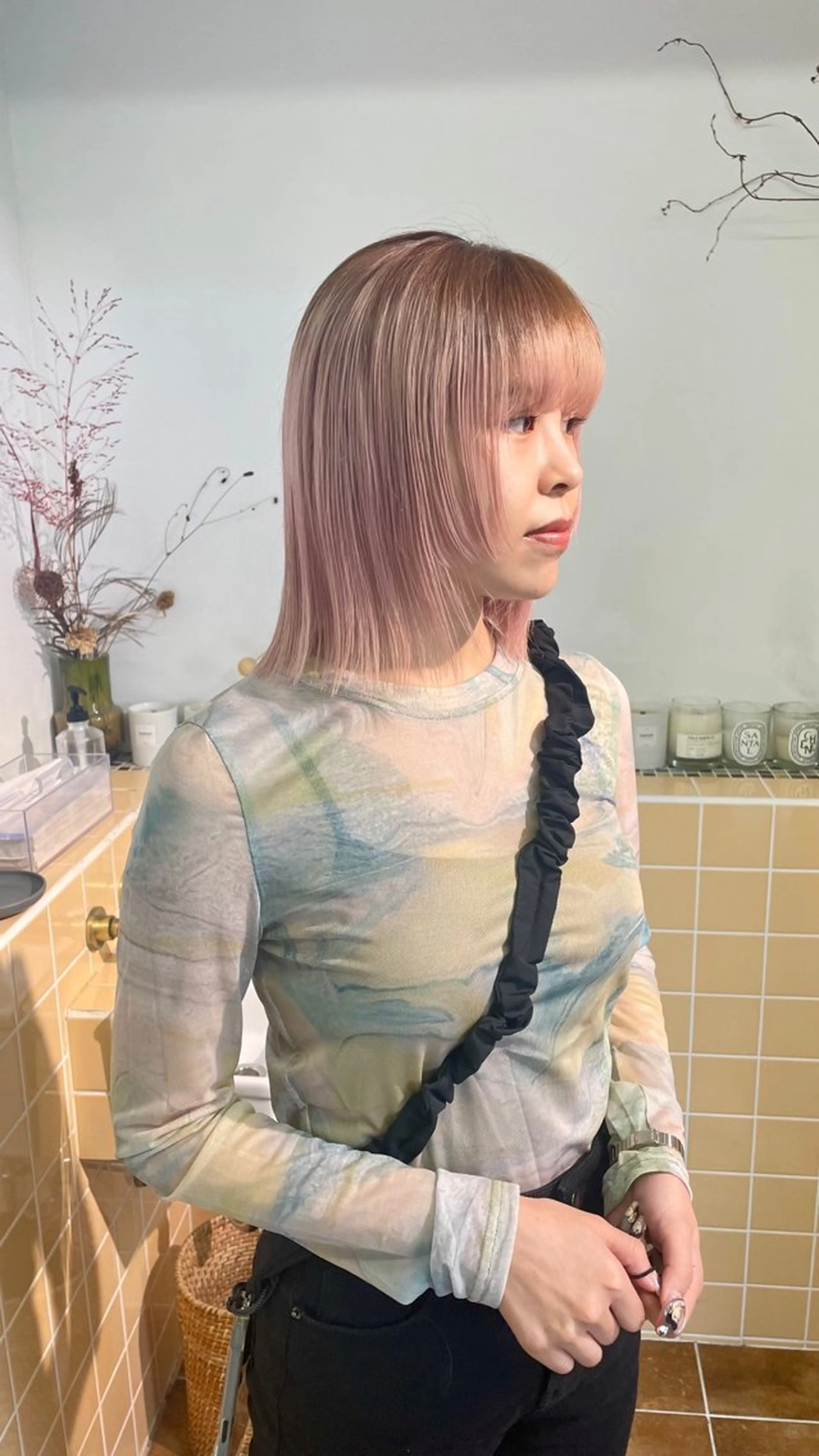 ミディアム カラー ヘアカラー Seeknext // Rukaのヘアスタイル