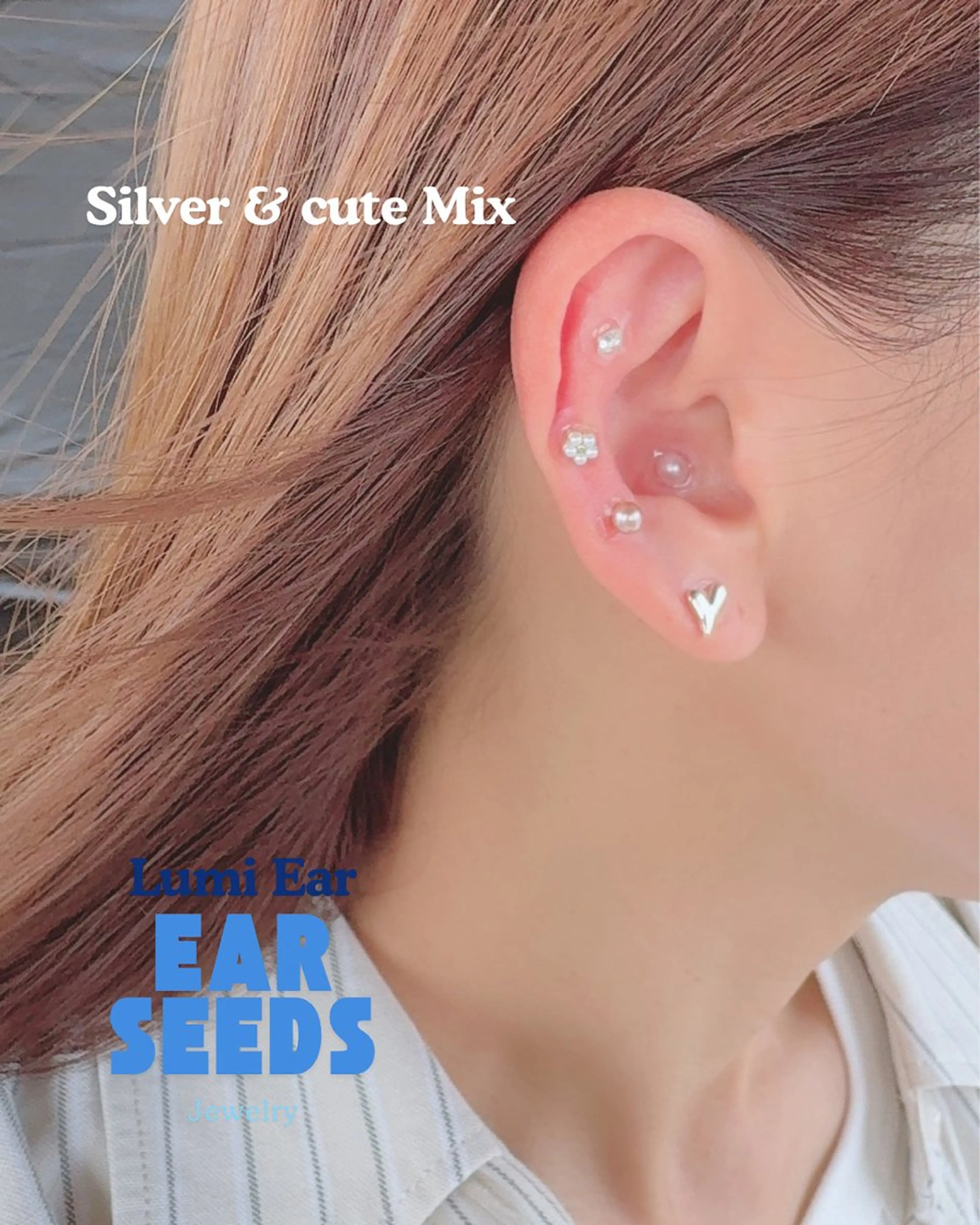 大バズり中🦩🫧キャラパーツもOK ♥・+両耳10粒🧁💕の写真