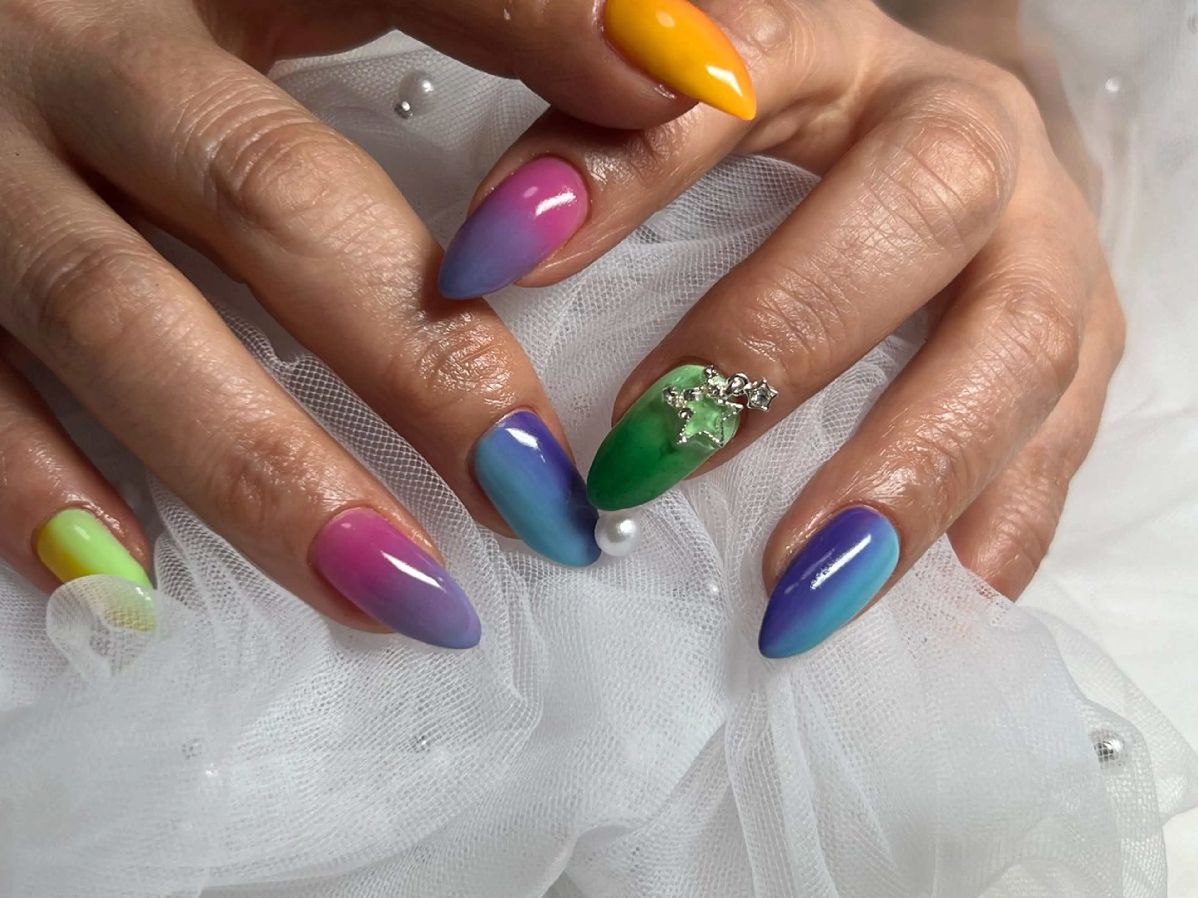 ネイル ハンドネイル 鮎川 沙希のネイルデザイン