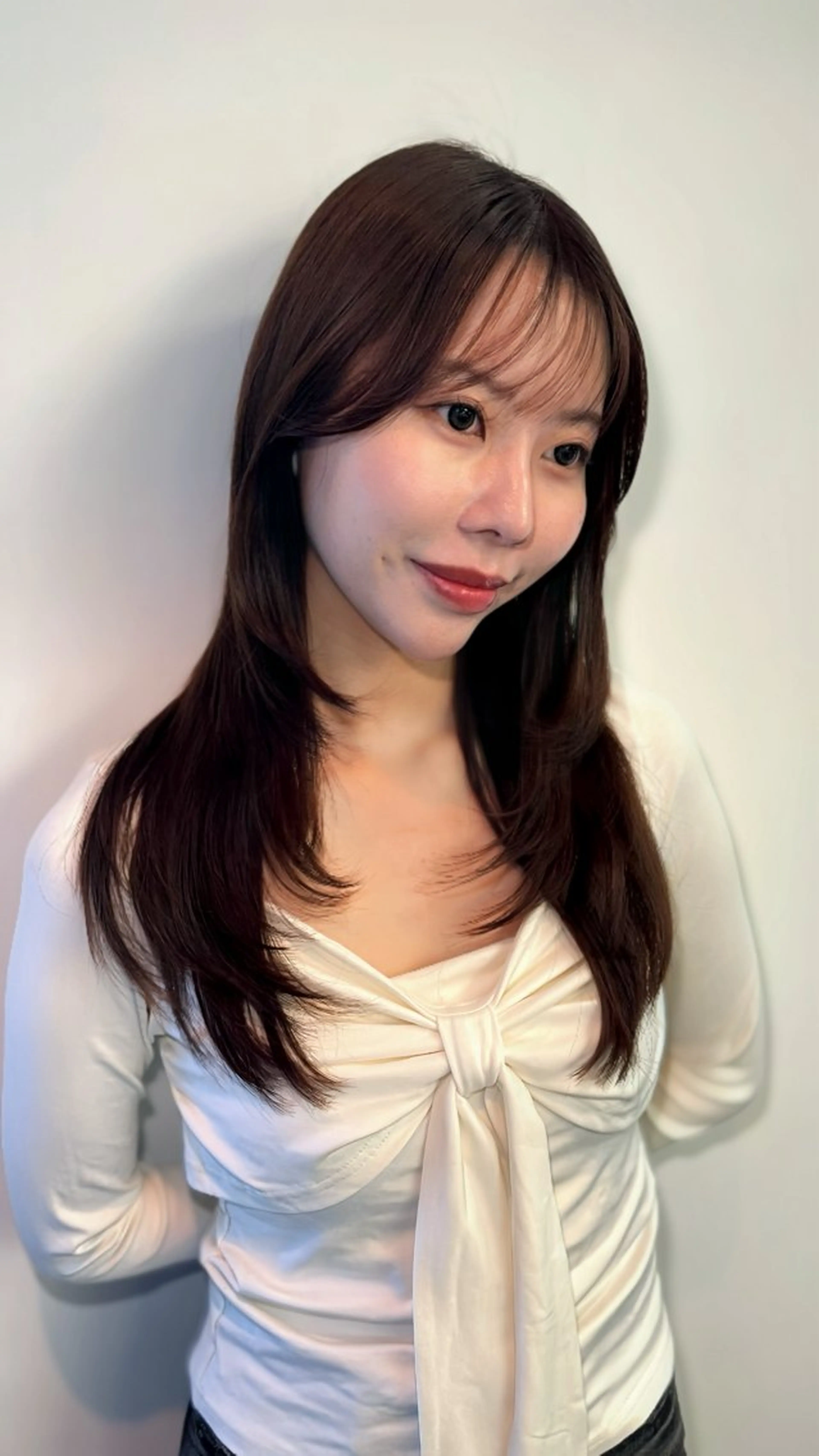 ロング カット パーマ トリートメント レイヤー/デジパ SAKIのヘアスタイル