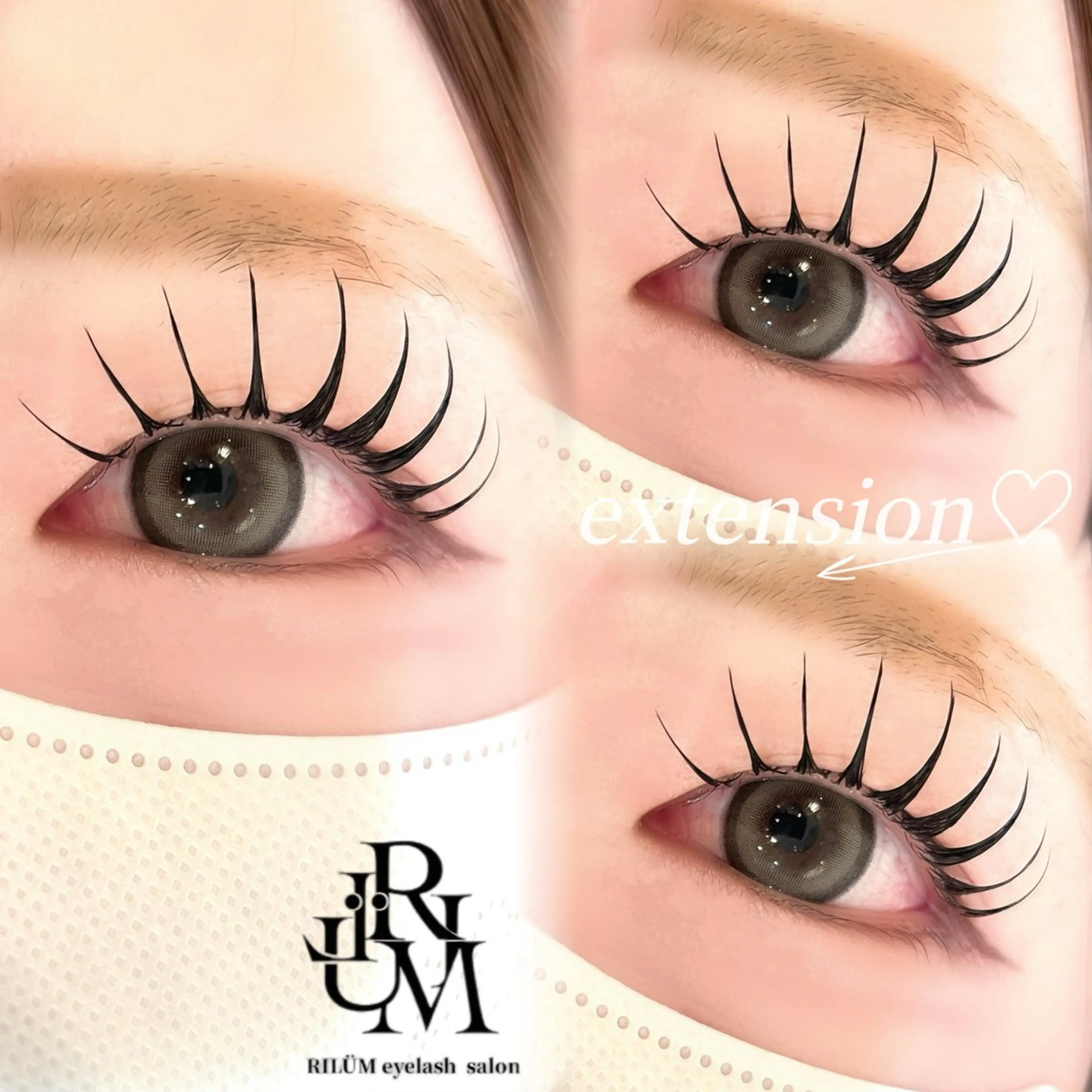 マツエク・マツパ まつげパーマ 一重×まつ毛パーマ マツエク RILÜM/マツパ /マツエクのマツエク・マツパデザイン