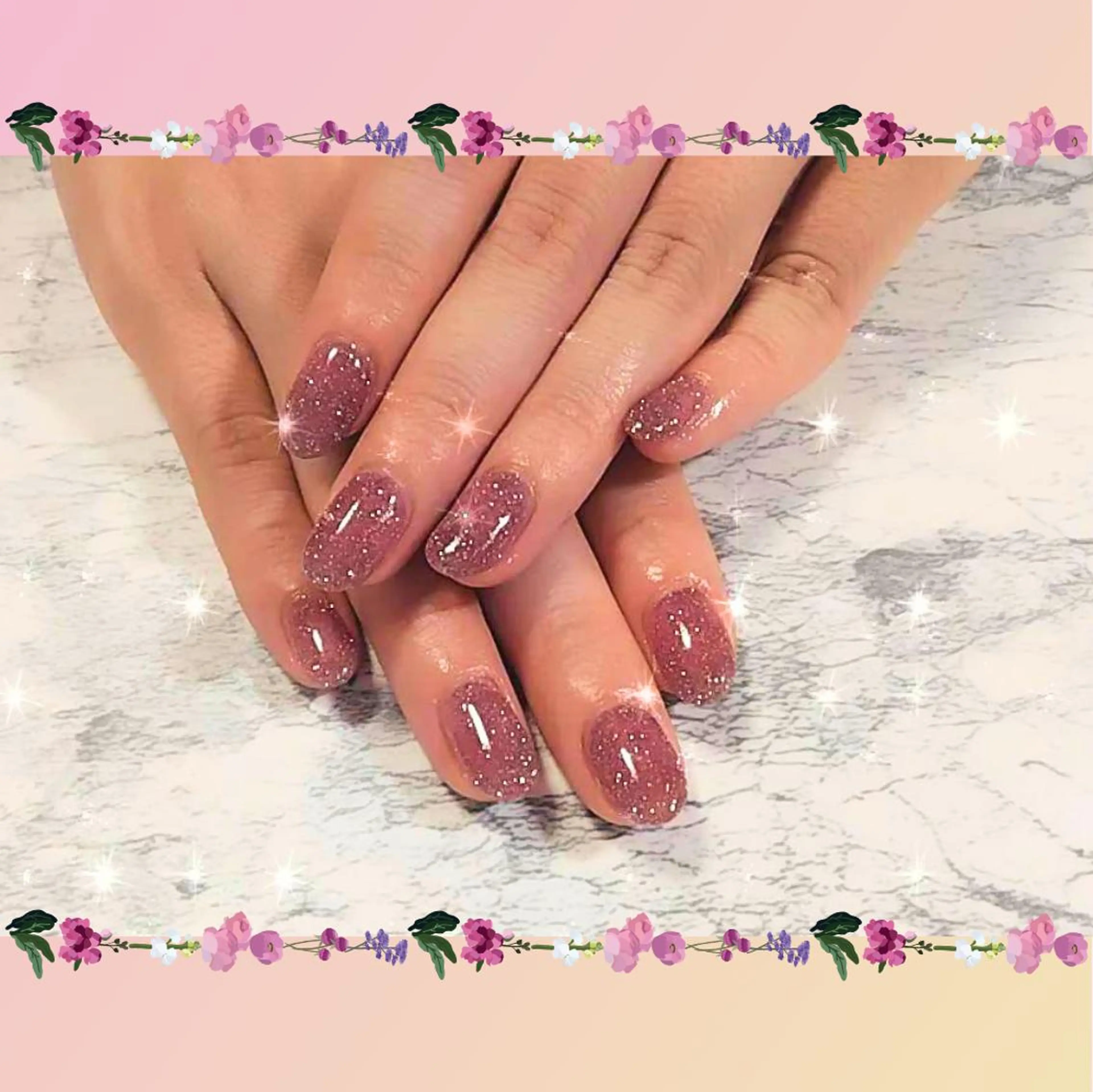 【煌めく💖】フラッシュワンカラーの写真