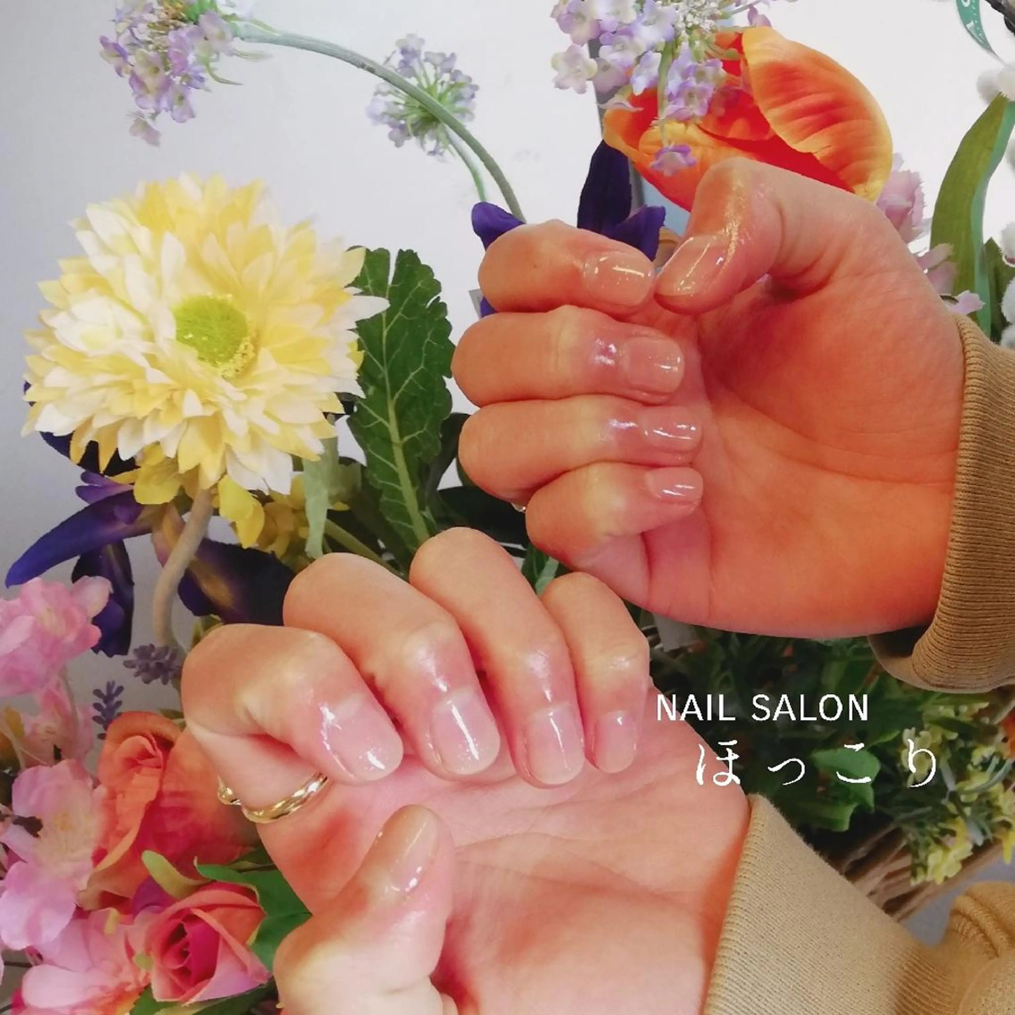 ネイル ラメ(グリッター) ハンドネイル ネイルサロンほっこり kanaのネイルデザイン