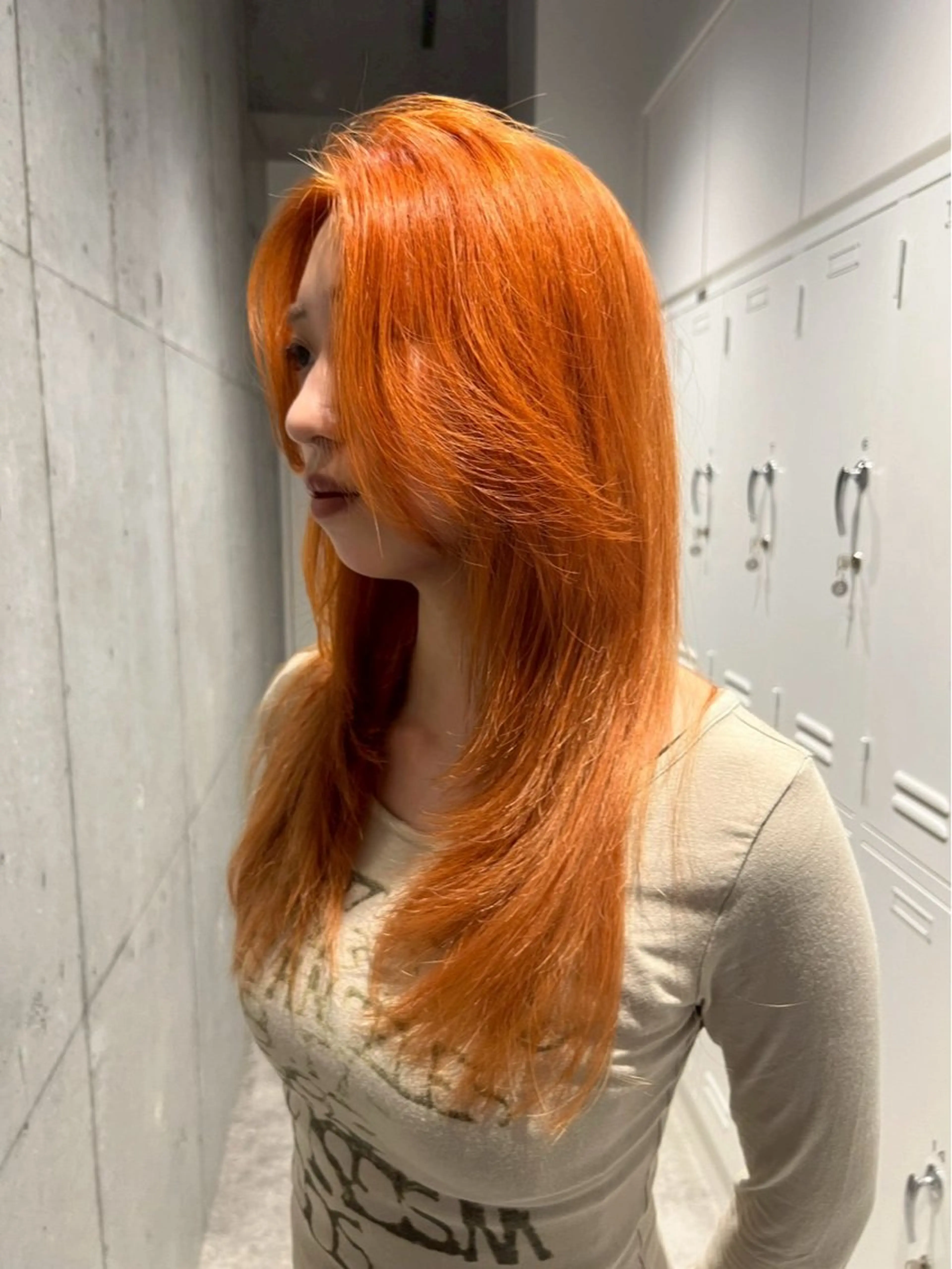 ミディアム カラー ヘアカラー トリートメント 髙橋碧トレンドパーマ ／透明感カラー✧︎のヘアスタイル