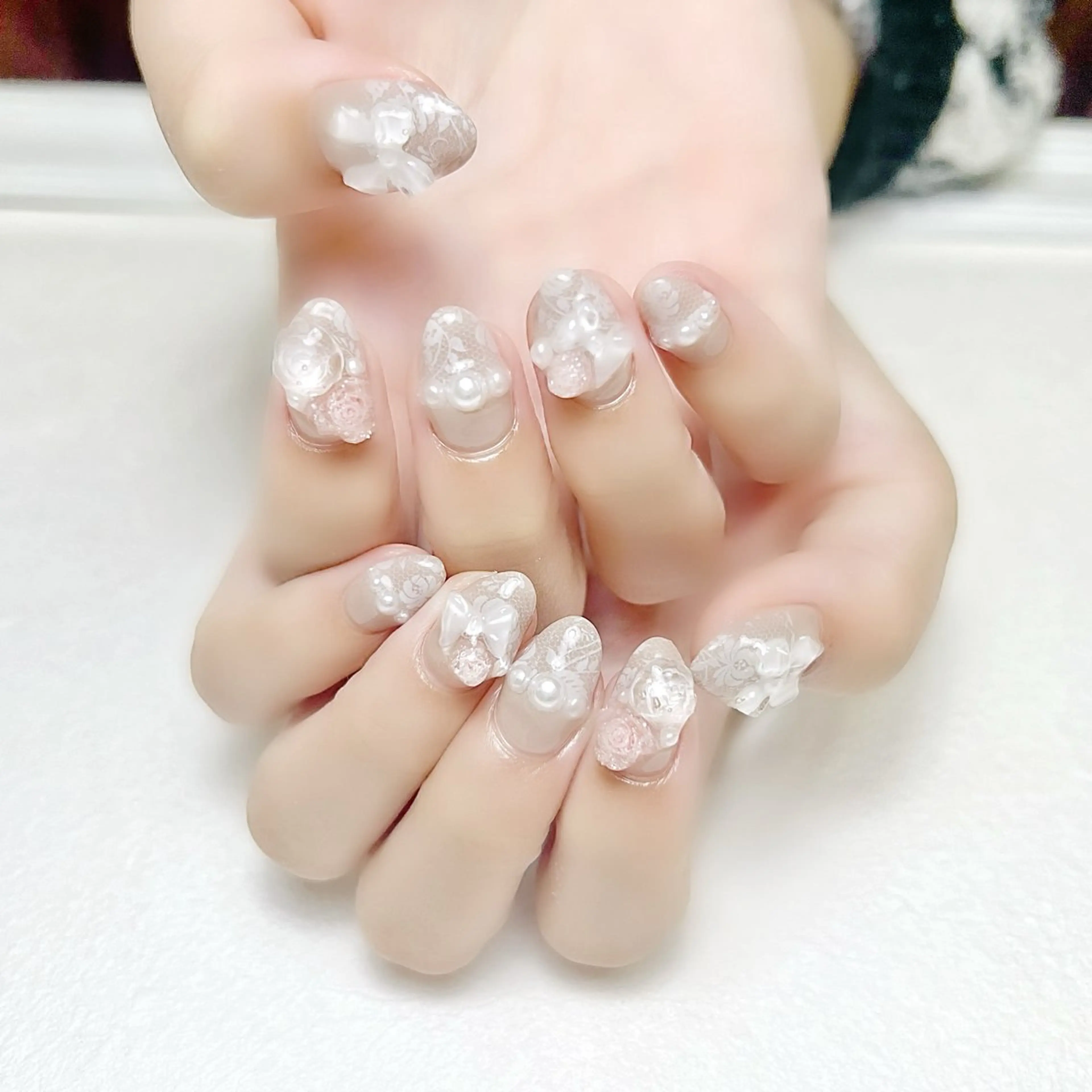 ネイル べっ甲ネイル ニュアンスネイル rouse nail RISATOのネイルデザイン
