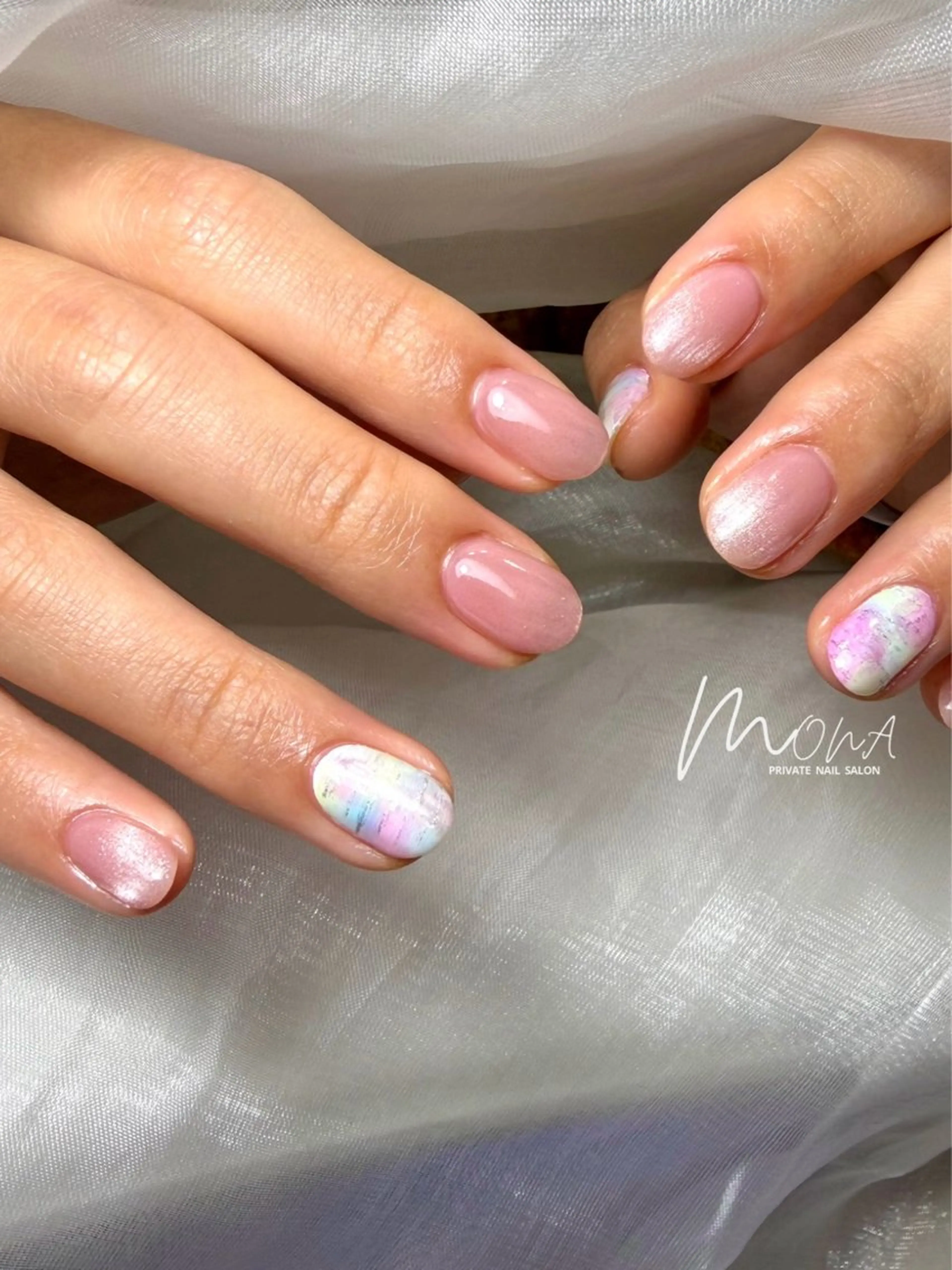 ネイル 春ネイル ハンドネイル Nailsalon MONA.のネイルデザイン