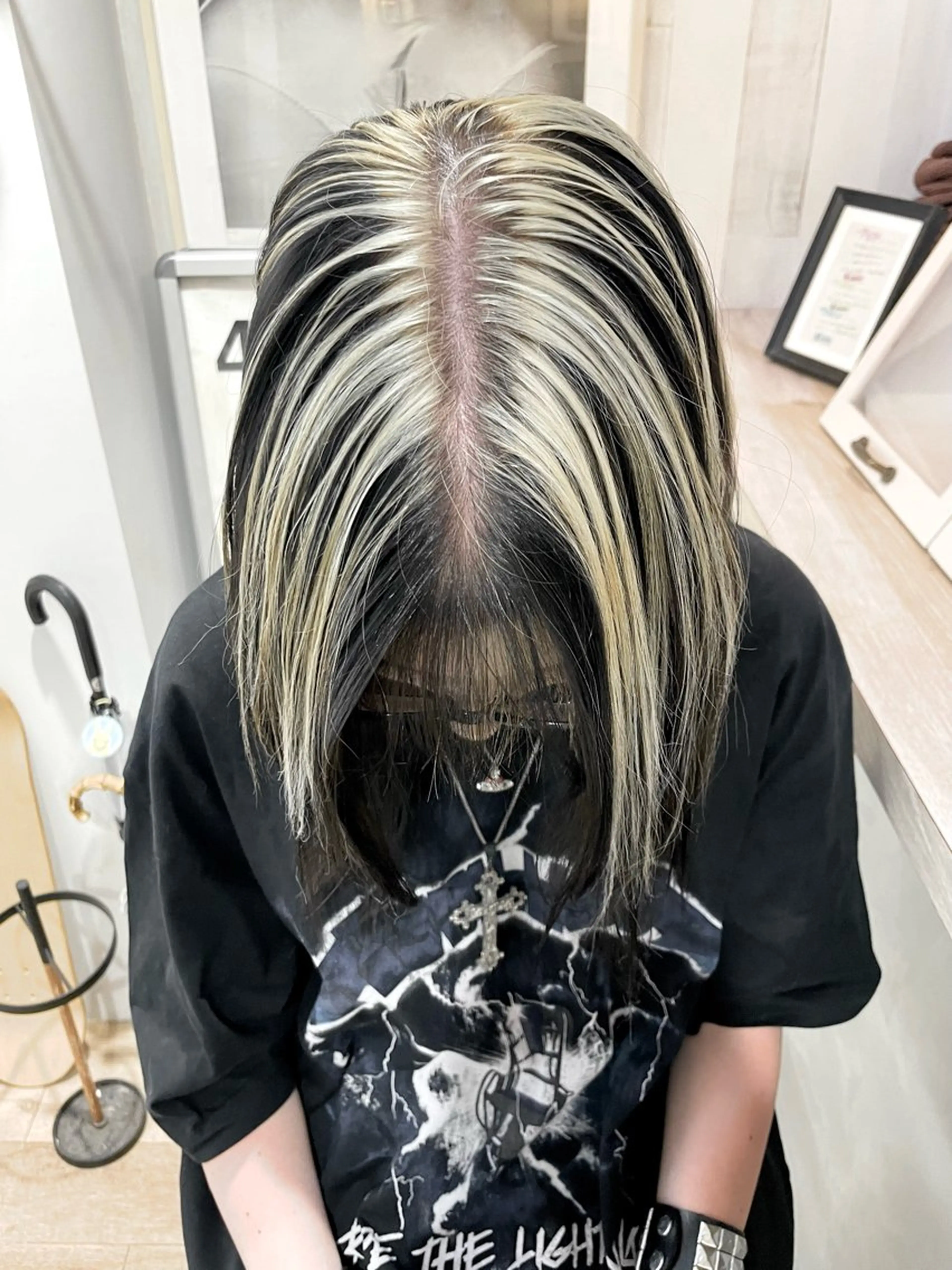 セミロング 田中 志織のヘアスタイル