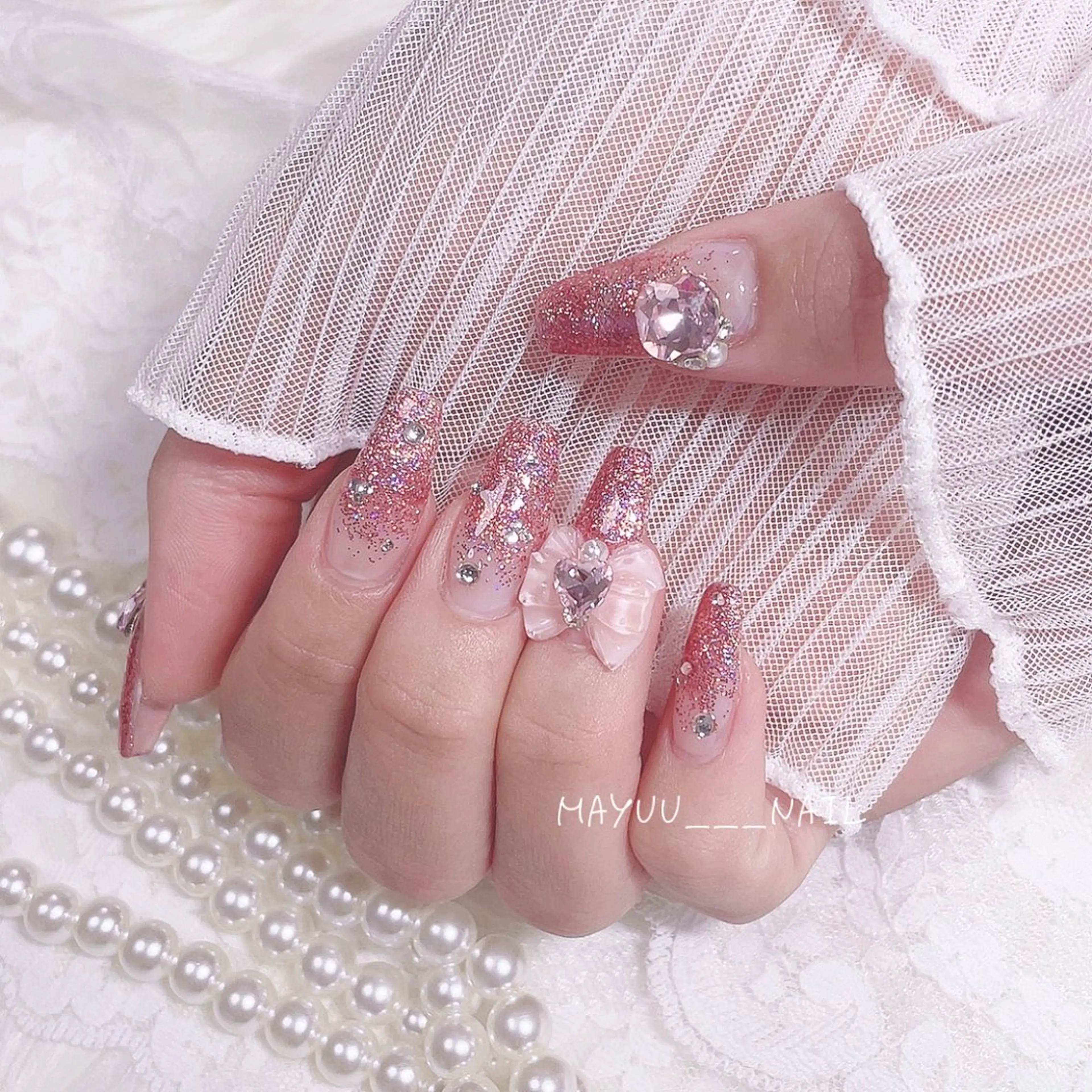 ネイル 🎀 Mayu 🎀痛ネイルのネイルデザイン