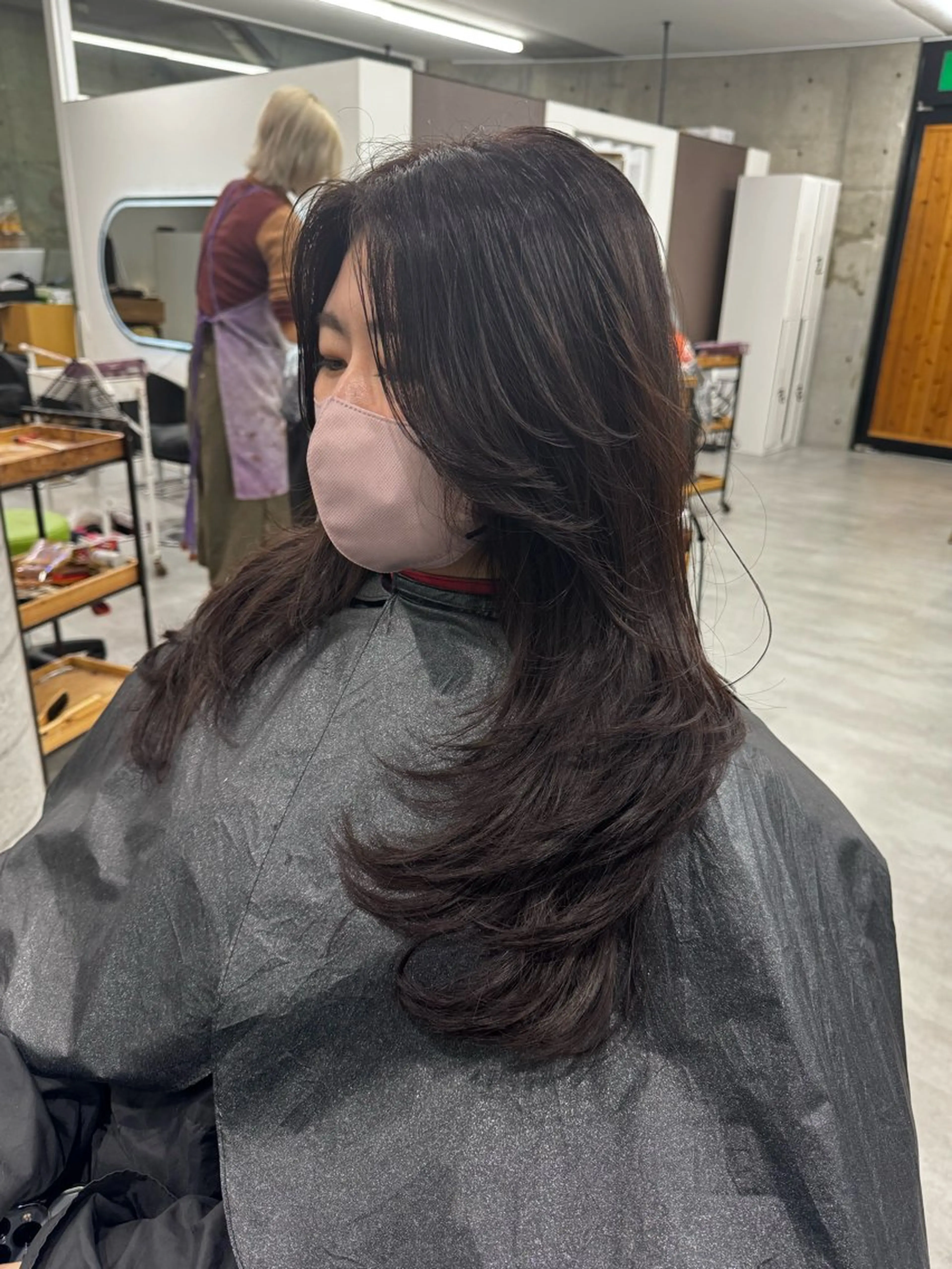 ロング レイヤーカット カット ヘッドスパ 艶髪✨ブリーチ職人 井手正康のヘアスタイル