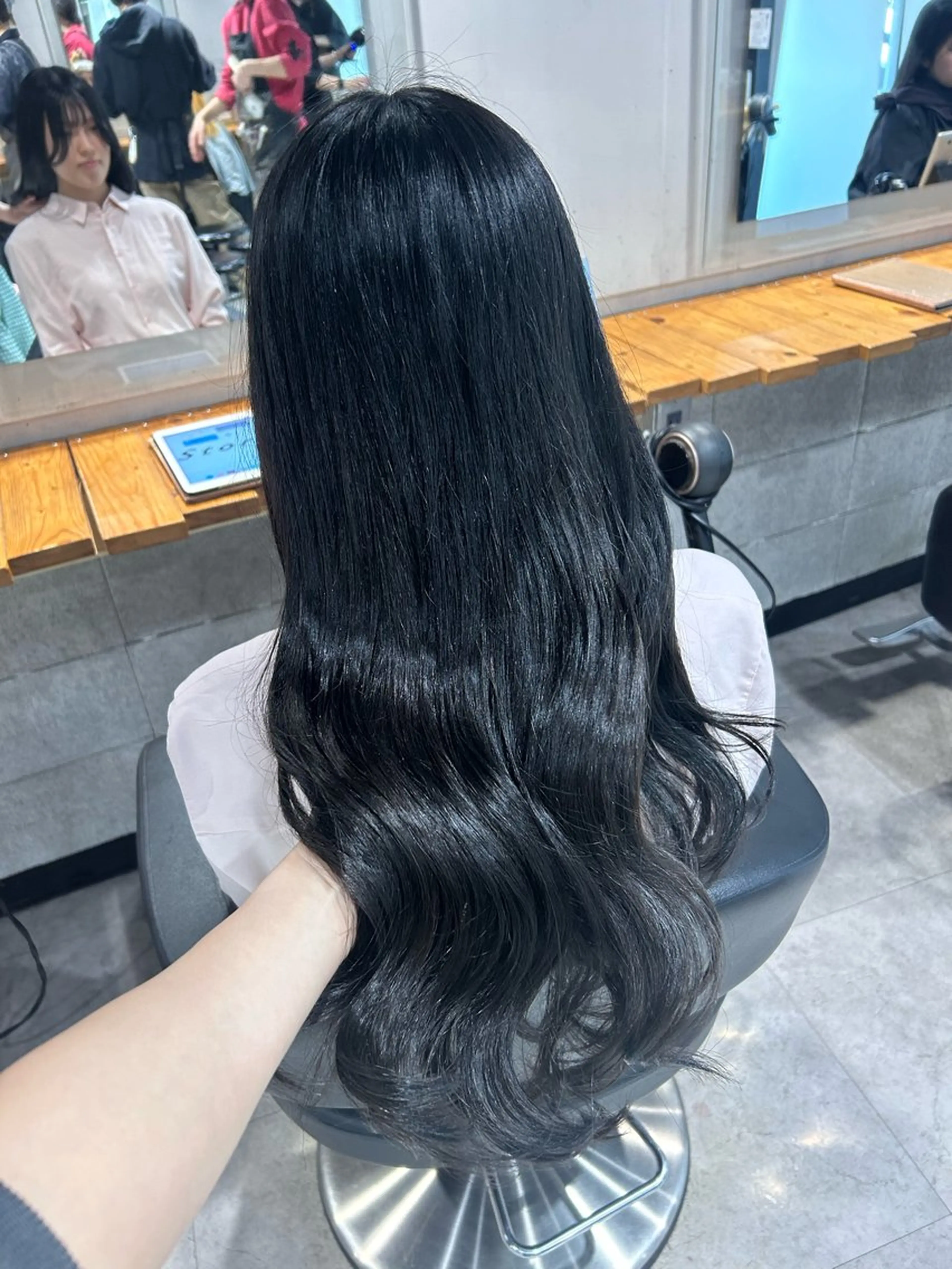 ロング カット ヘアカラー ヘッドスパ 韓国Style♡ Nanami🇰🇷のヘアスタイル