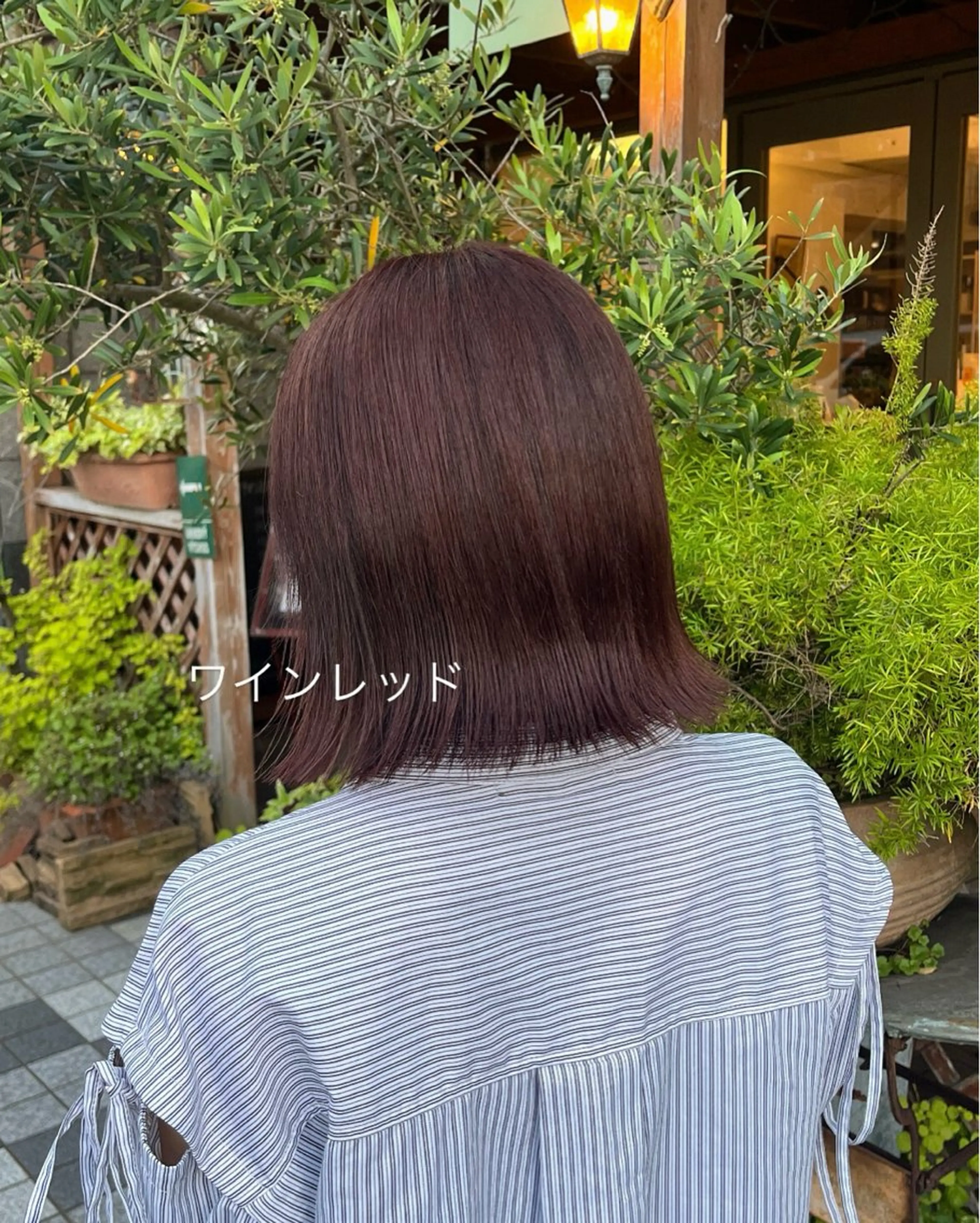 カラー レッドカラー ヘアカラー Mariko /透明感カラーのヘアスタイル