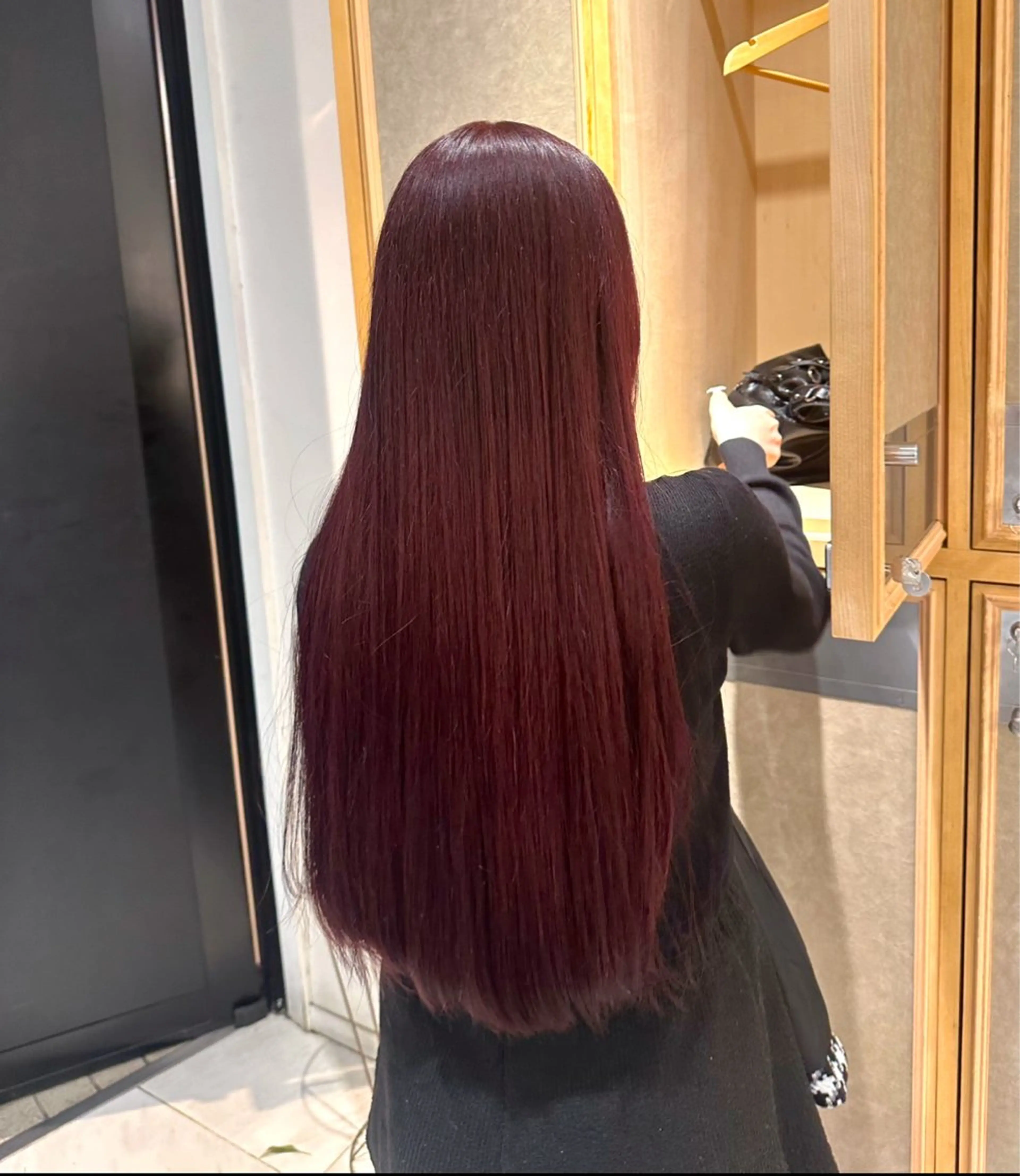 ロング カラー ヘアカラー トリートメント ヘッドスパ 艶髪/ロングモデル 募集🫧terukaのヘアスタイル