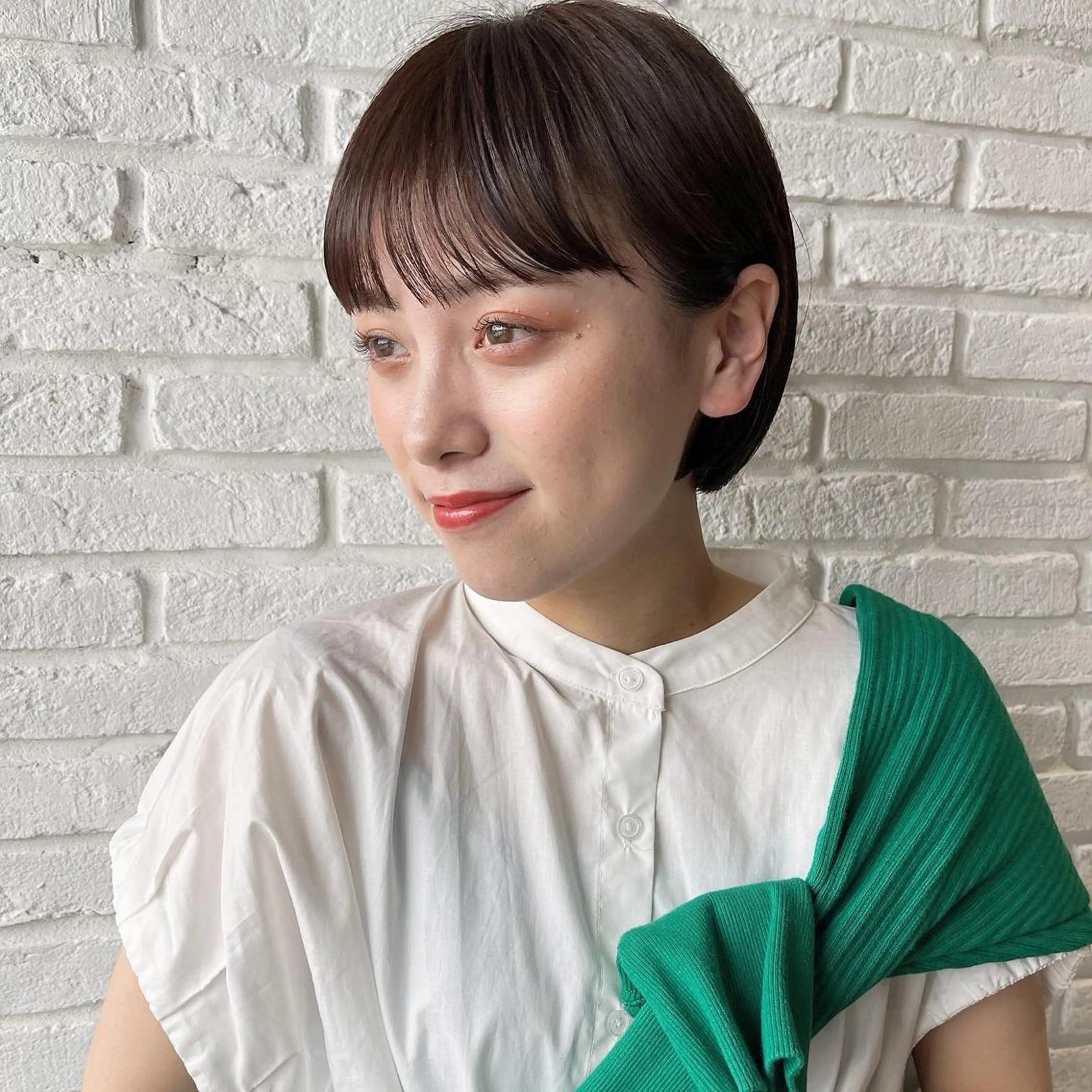 ショート カラー ブラウンカラー 透明感カラー 🌱ボブ/レイヤー/ ベージュ/あやみ✨のヘアスタイル