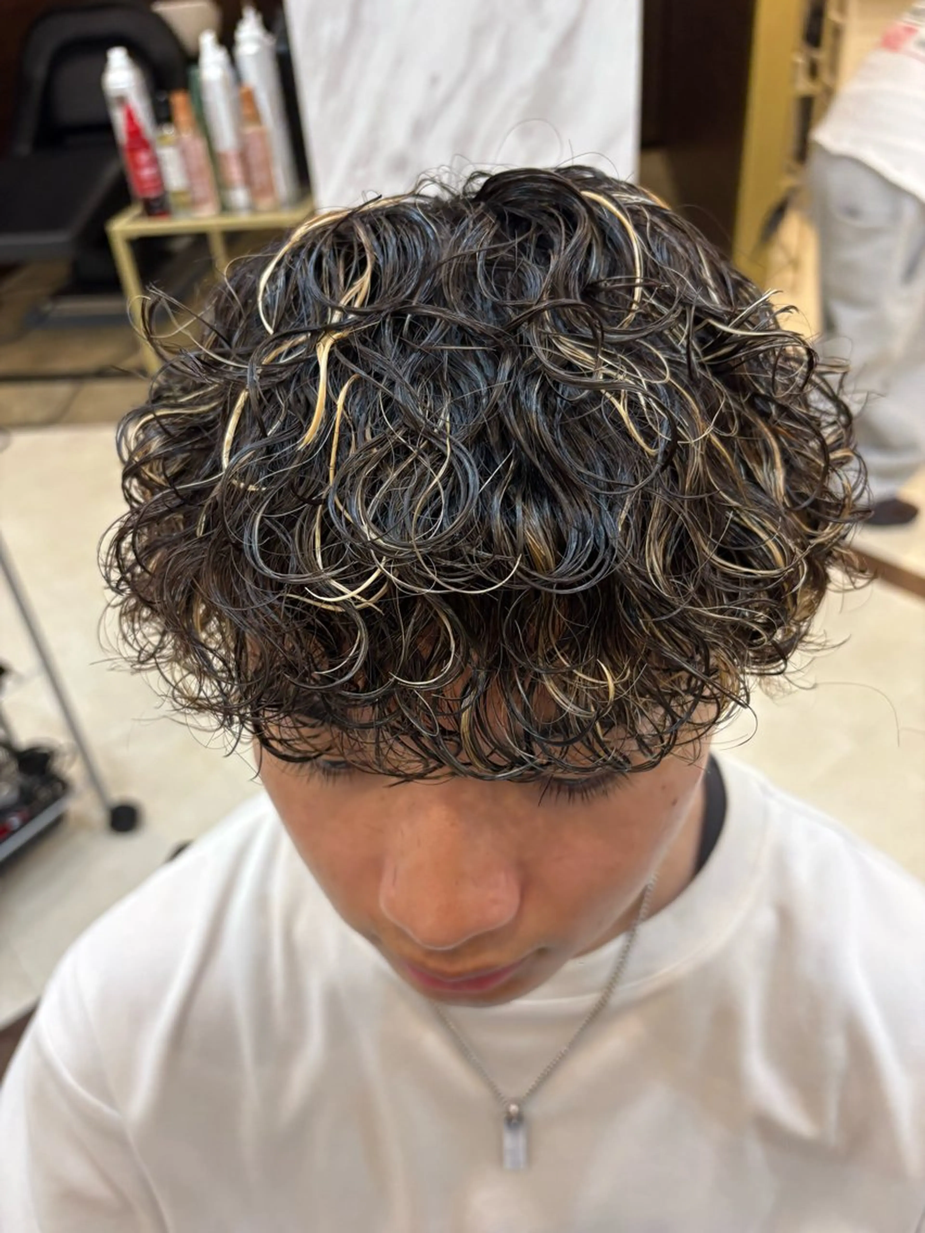 メンズ メンズパーマ 波巻きパーマ 関口 武侍のヘアスタイル