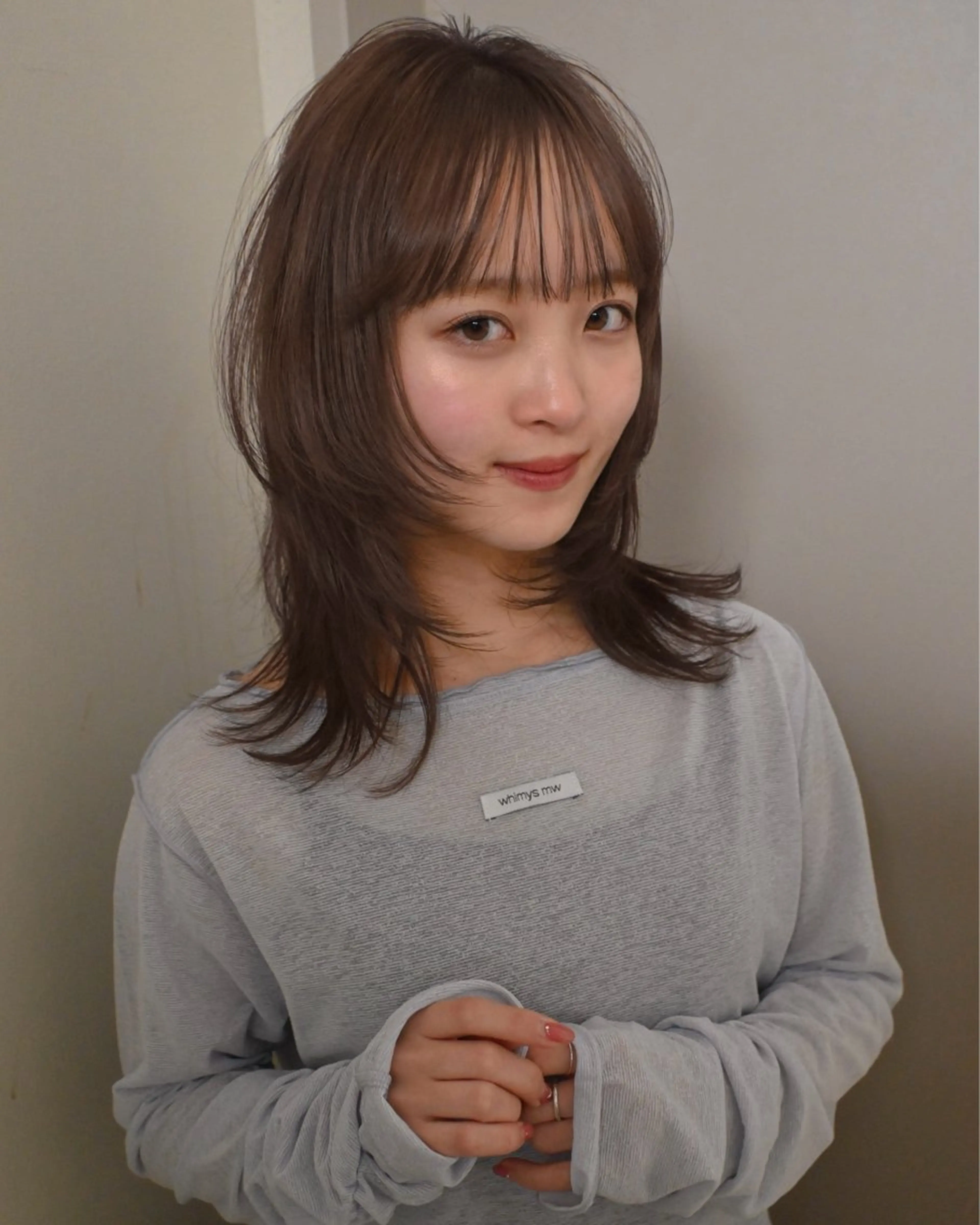 ミディアム カラー カット aya / カットカラーのヘアスタイル